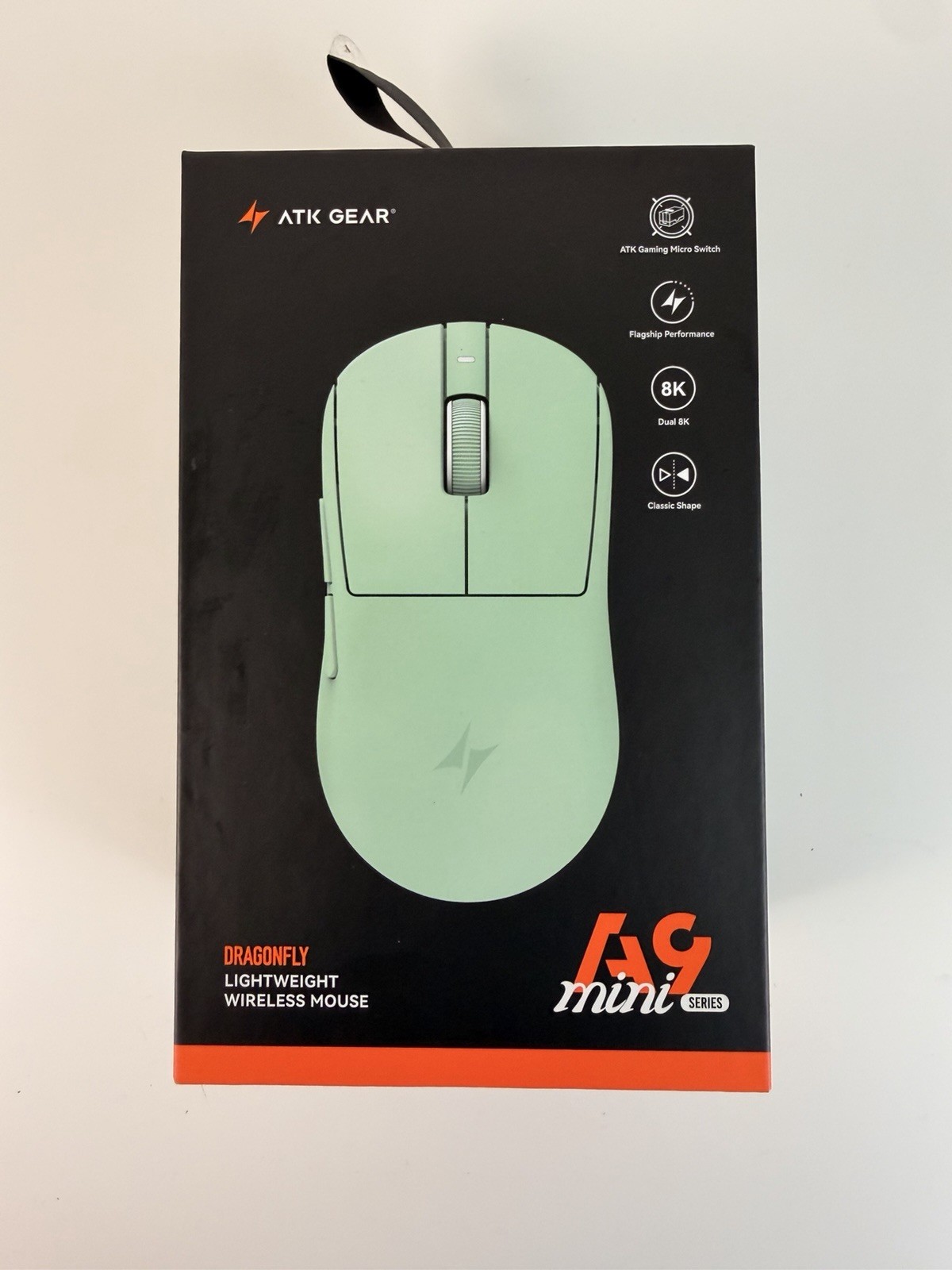 ATK Gear A9 Mini Dragonfly Lightweight Wireless Gaming Mouse Aqua Green