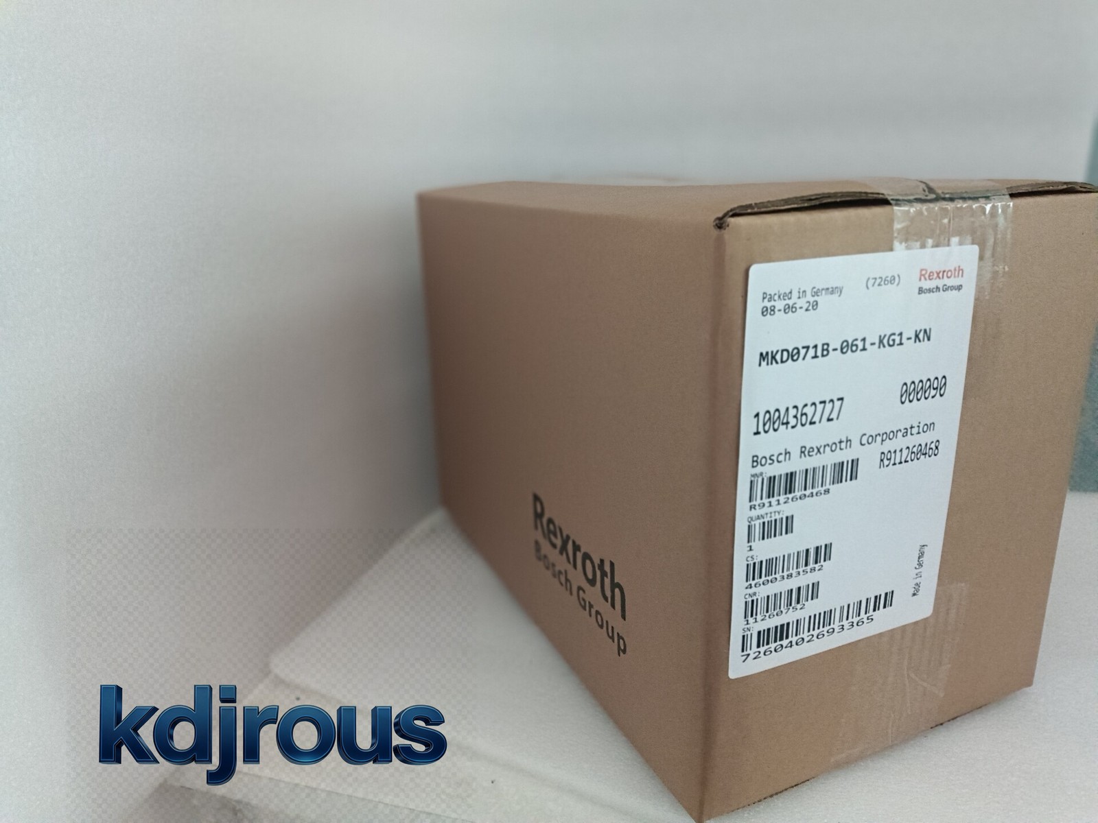 1PCS Brand New Rexroth MKD071B-061-KG1-KN R911260468 Servo Motor via FedEx/DHL