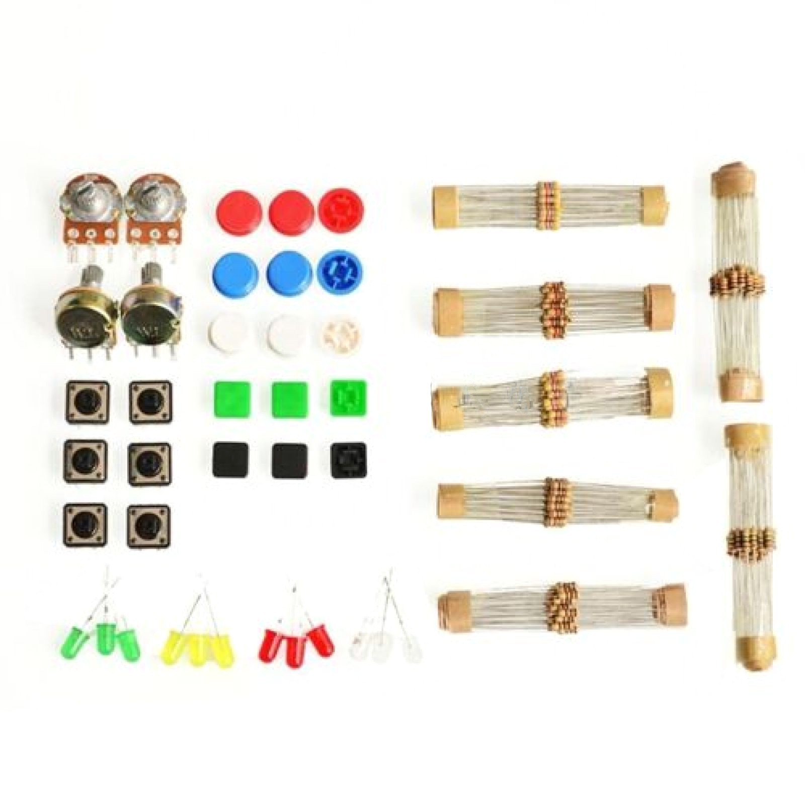 Electronic Parts Pack KIT for ARDUINO component Resistors Switch Button zz