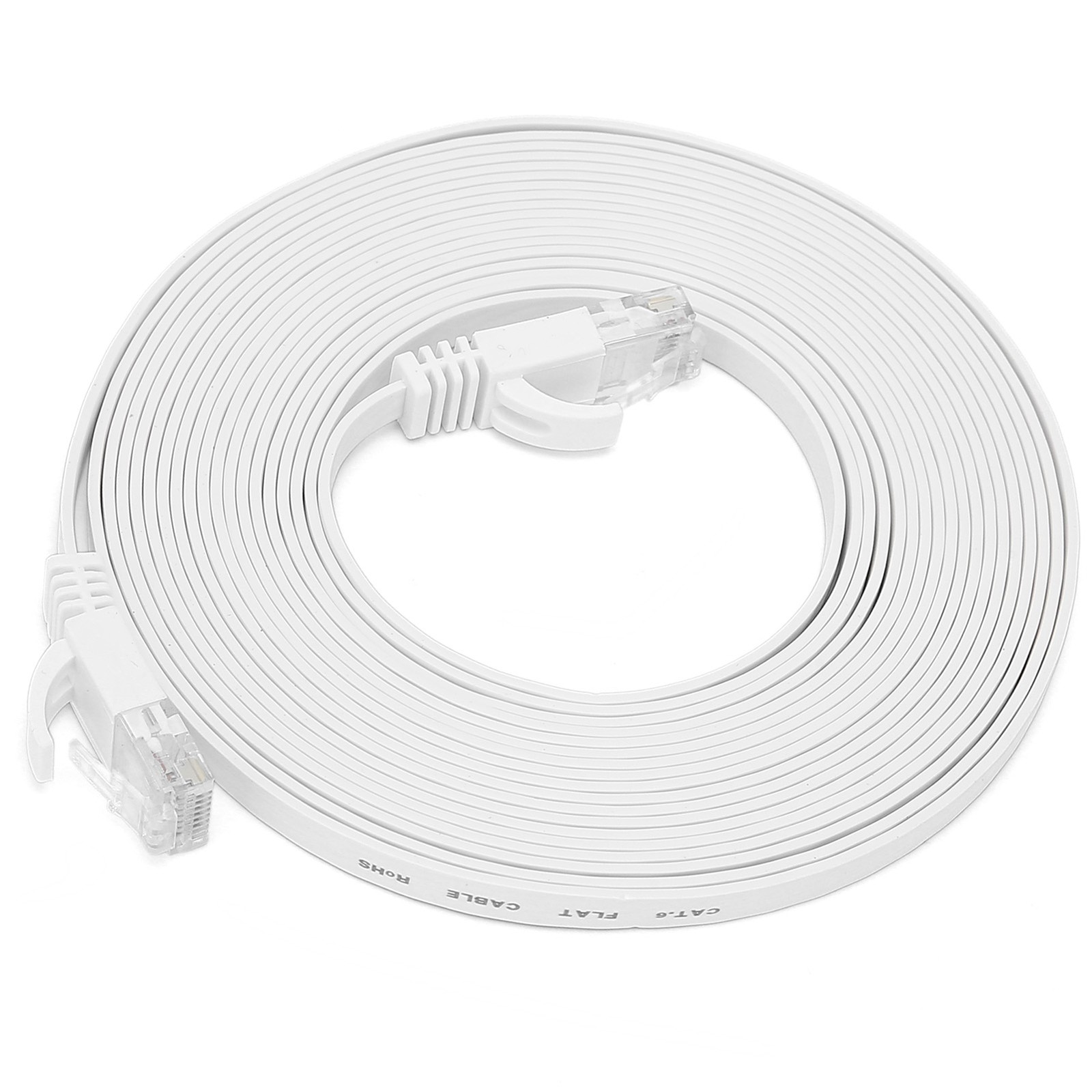 Ethernet Cable CAT6 Gigabit 8‑Core Twisted Pair Network Jumper Flat Copper EADI