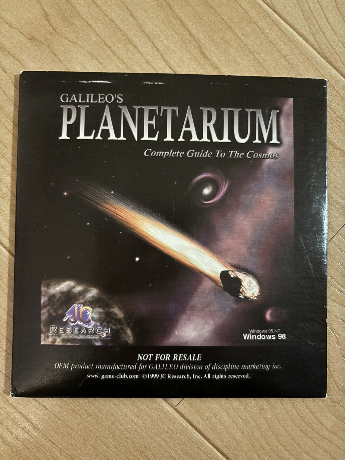 Galileo’s Planetarium CD-ROM Windows 98 - Complete Guide To The Cosmos