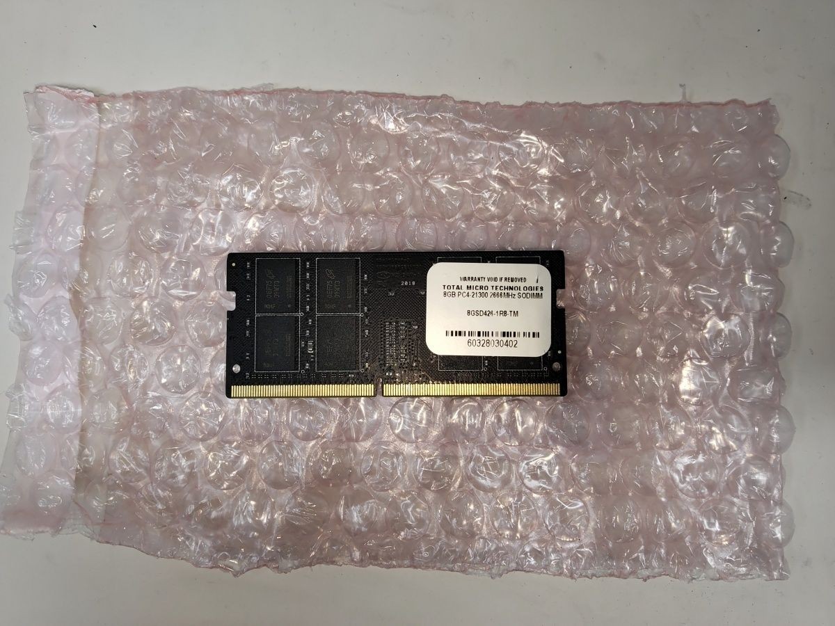 TOTAL MICRO TECHNOLOGIES 8GSD426-1R8-TM Laptop Memory 8GB DDR4