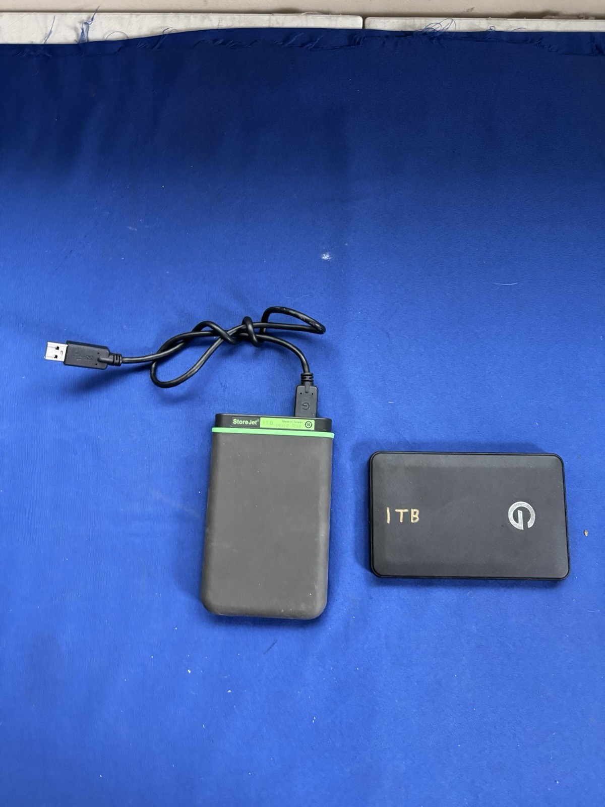 G-Technology G DRIVE mobile USB External Hard Drive 1 TB & Transcend 1 TB UNTEST