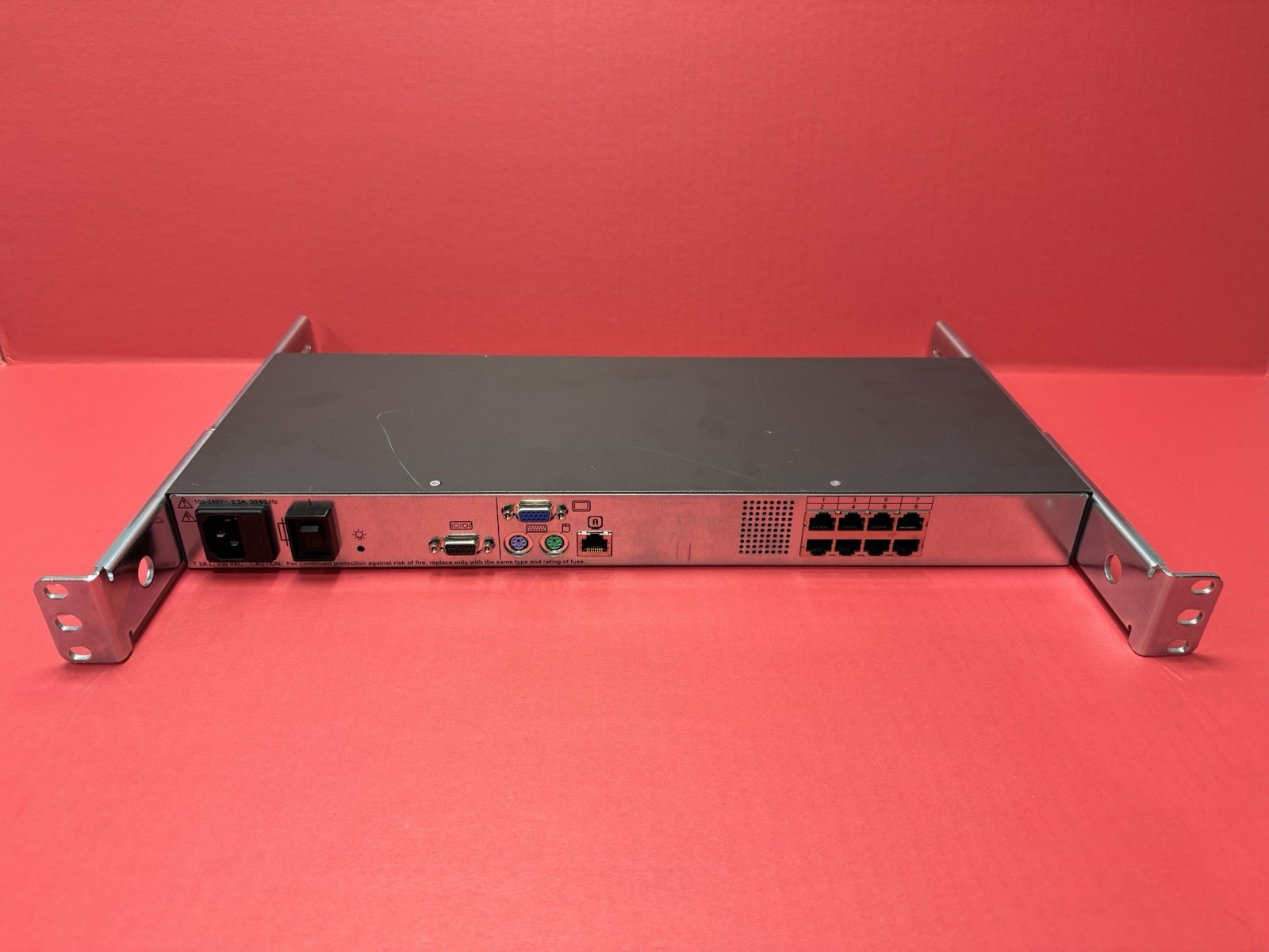 HP Series EO1013 KVM 8 Port Server Console Switch 340386-001
