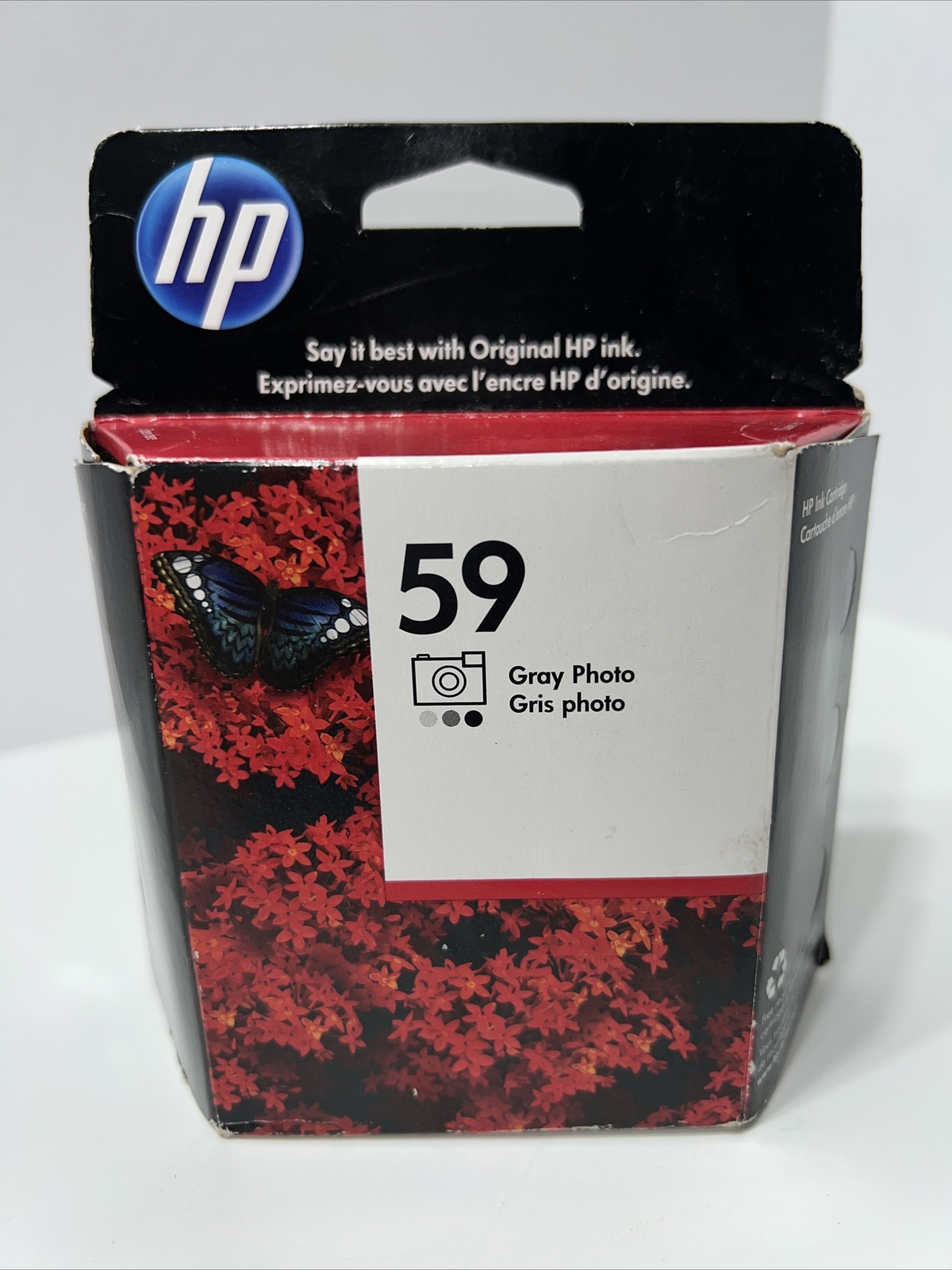 HP 59 Gray Photo Ink Cartridge Photosmart C9359AN OPTION 140 exp 2012 Singapore