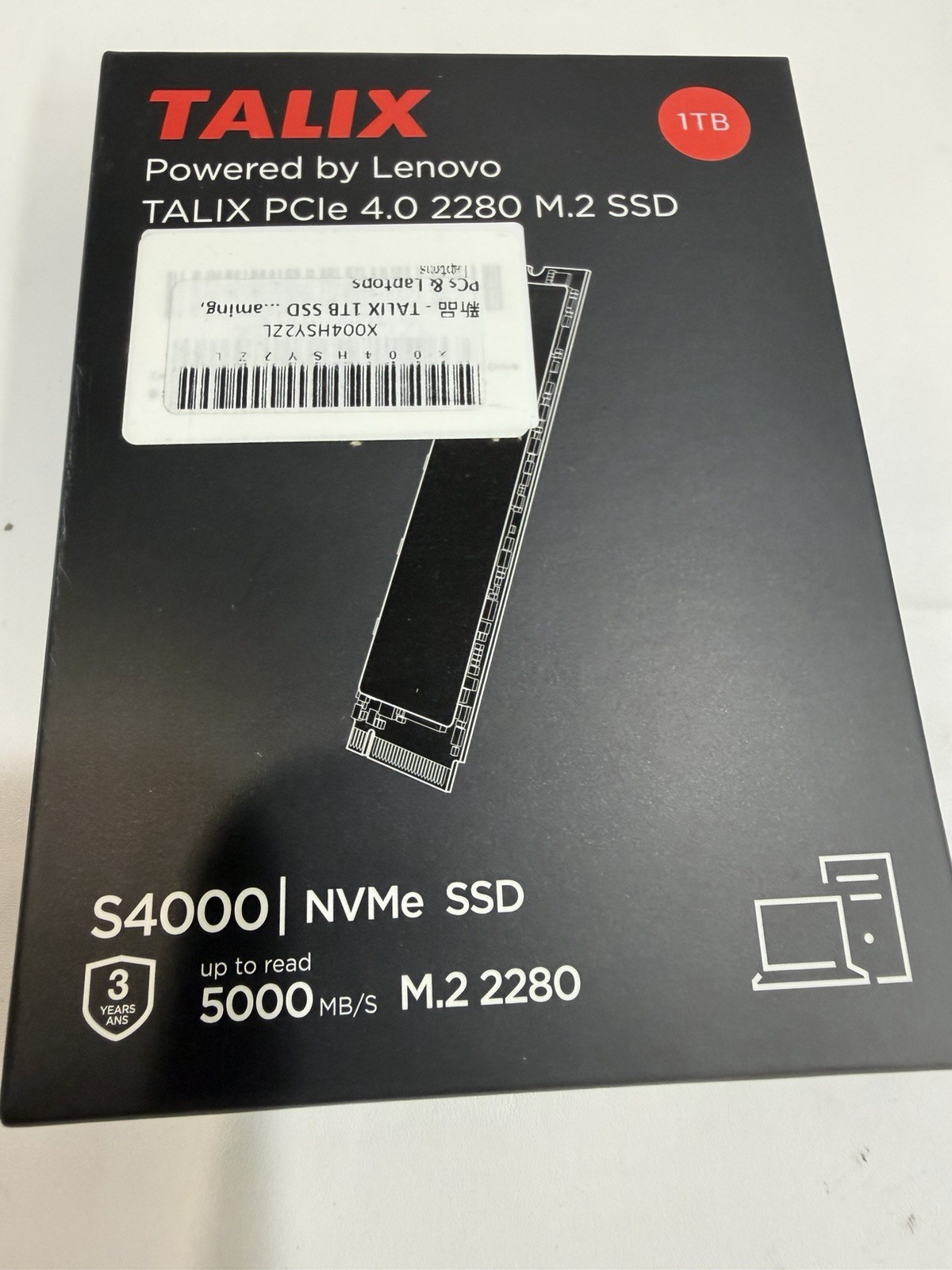 TALIX Powered By Lenovo TALIX PCle 4.0 2280 M.2 SSD