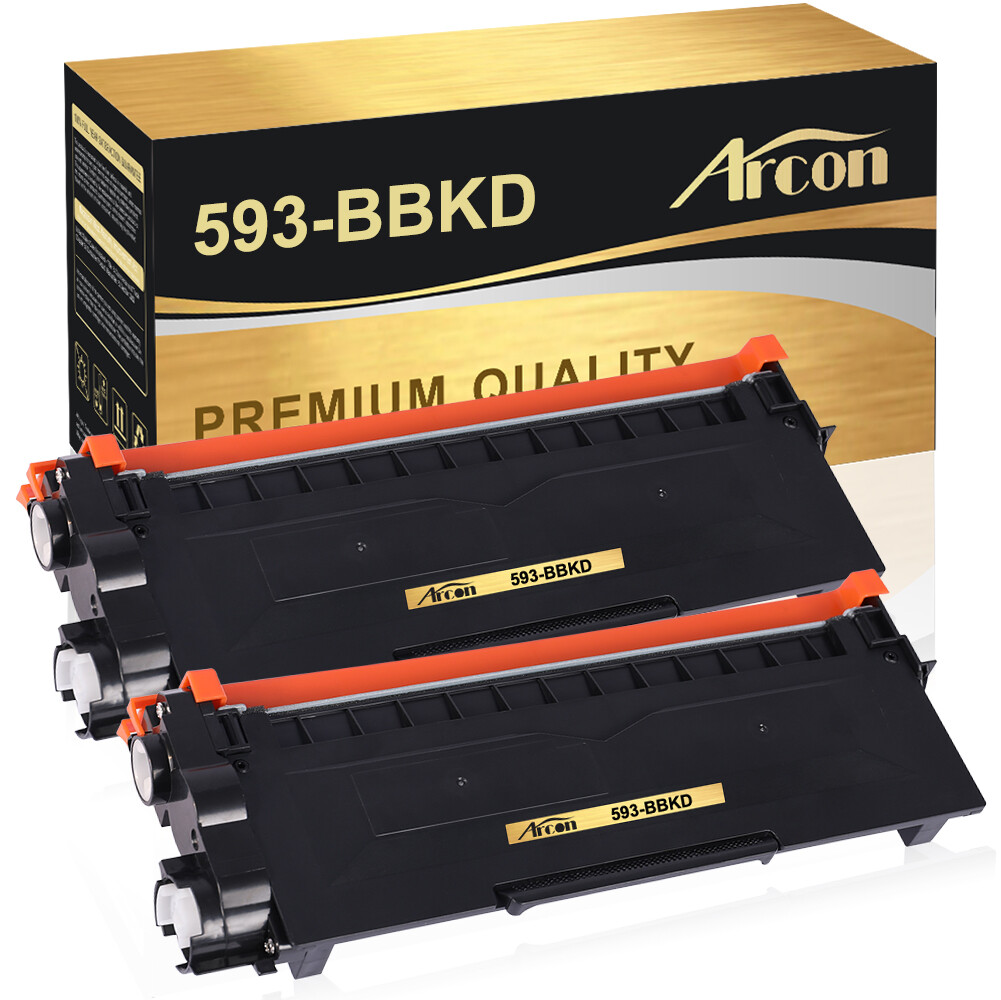 2Pack E310 Toner Cartridge Ink For Dell E310DW E515DN E515DW E514DW 593-BBKD