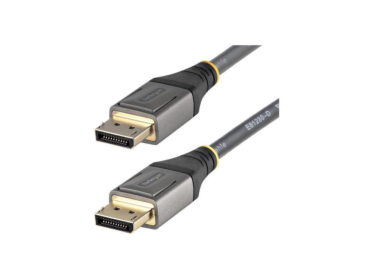 StarTech 16ft 5m VESA Certified DisplayPort 1.4 Cable 8K 60Hz HDR10 UHD 4K 120Hz