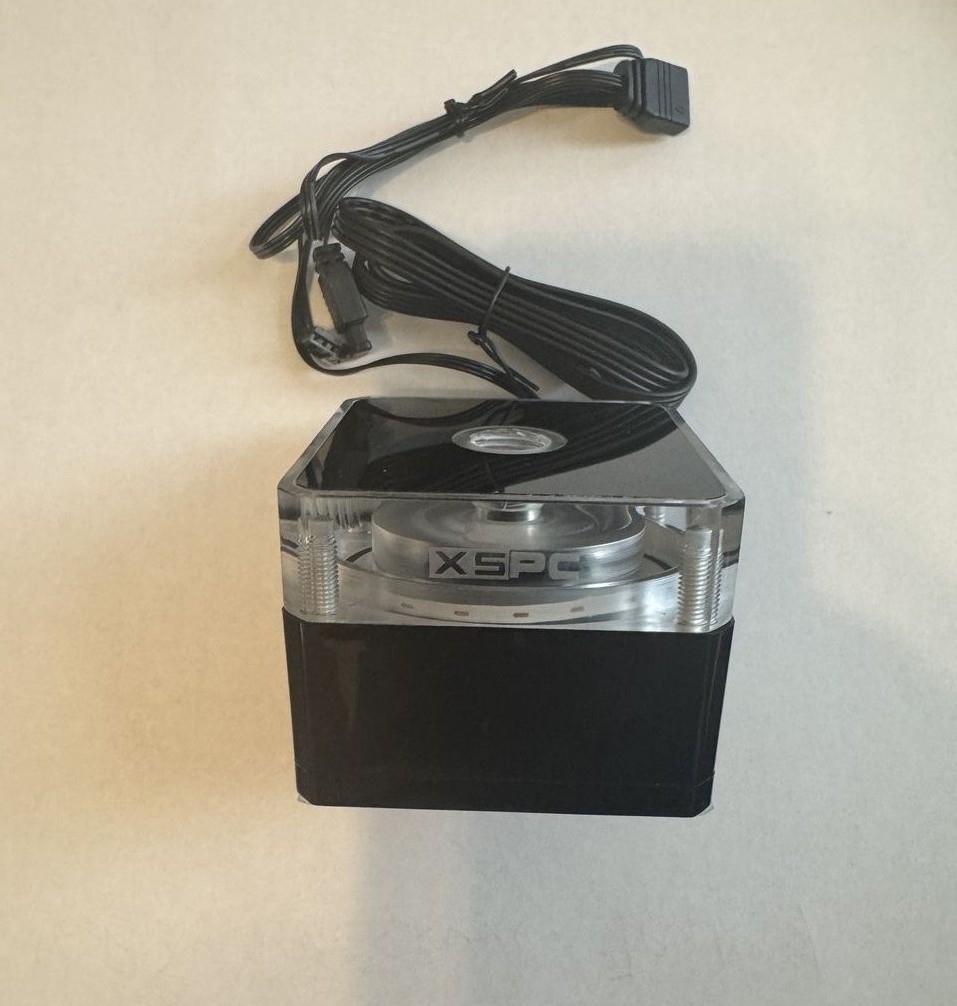 XSPC QX5 Mini 12V Pump Combo aRGB DDC-Style Reservoir PWM Acrylic G1/4 - Clear