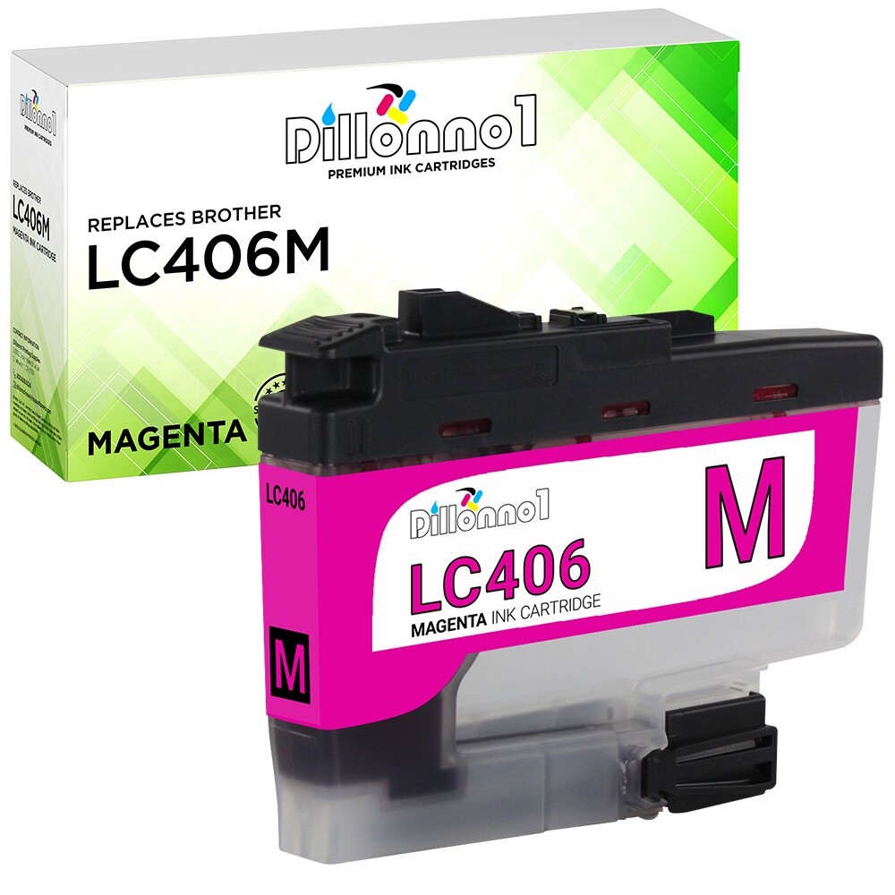 1PK Compatible LC406 for Brother LC406 Magenta Ink Cartridges MFC-J4335DW-Series