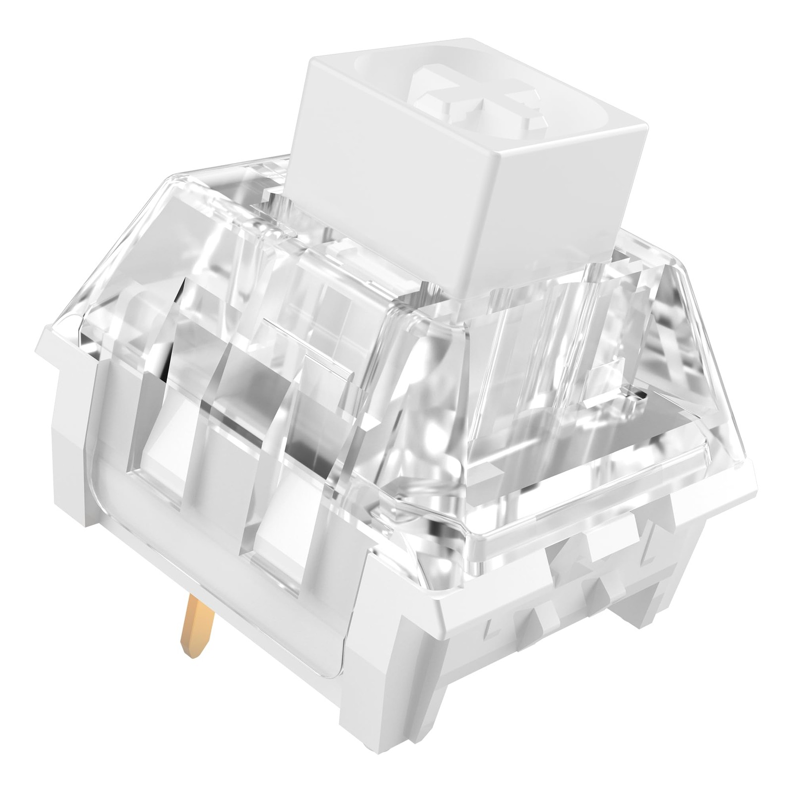 Kailh Box White Mechanical Keyboard Switches 3Pin 45gf Clicky Gaming 36 Pcs
