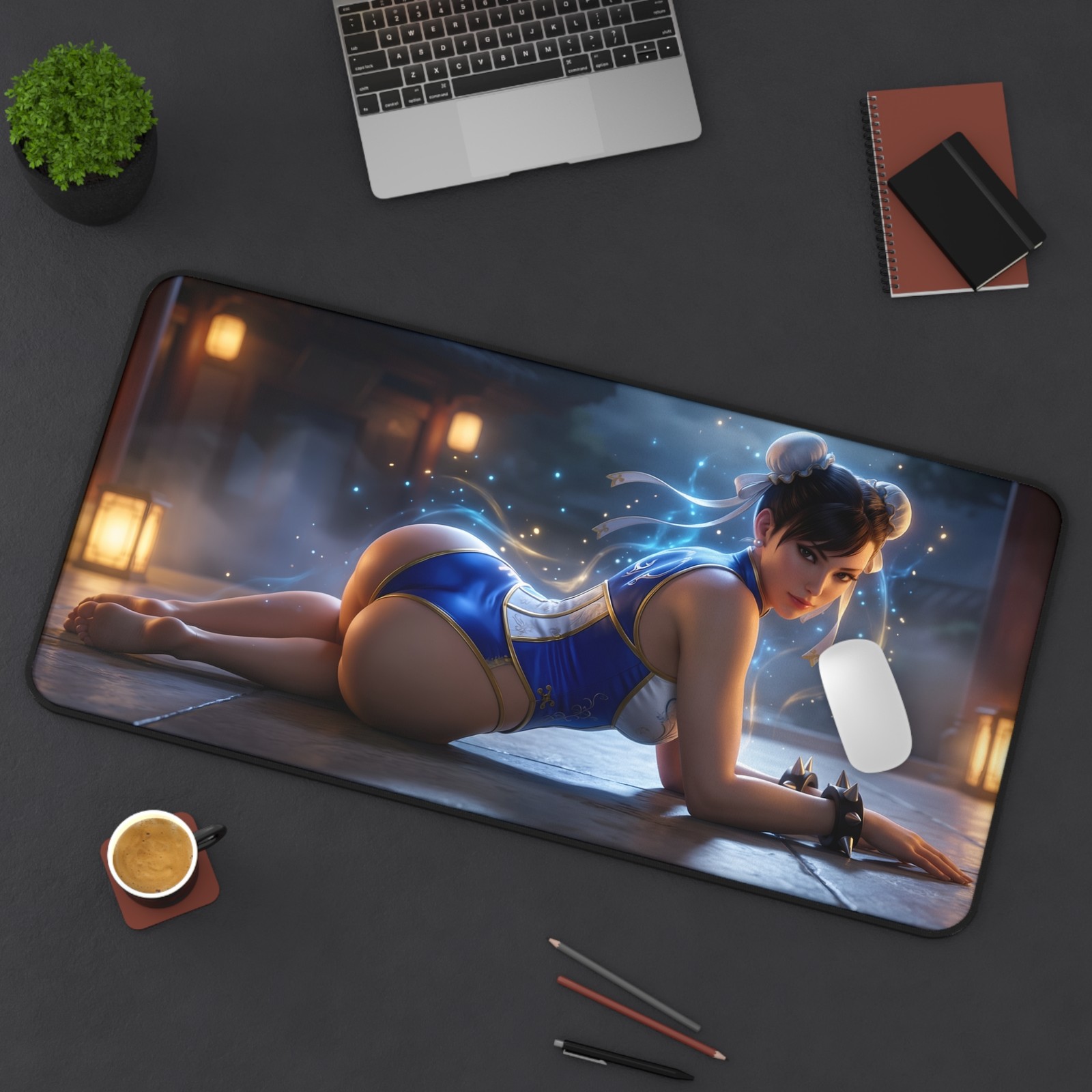 Chun-Li Desk Mat, Street Fighter Computer Desk Pad, Gamer Gift