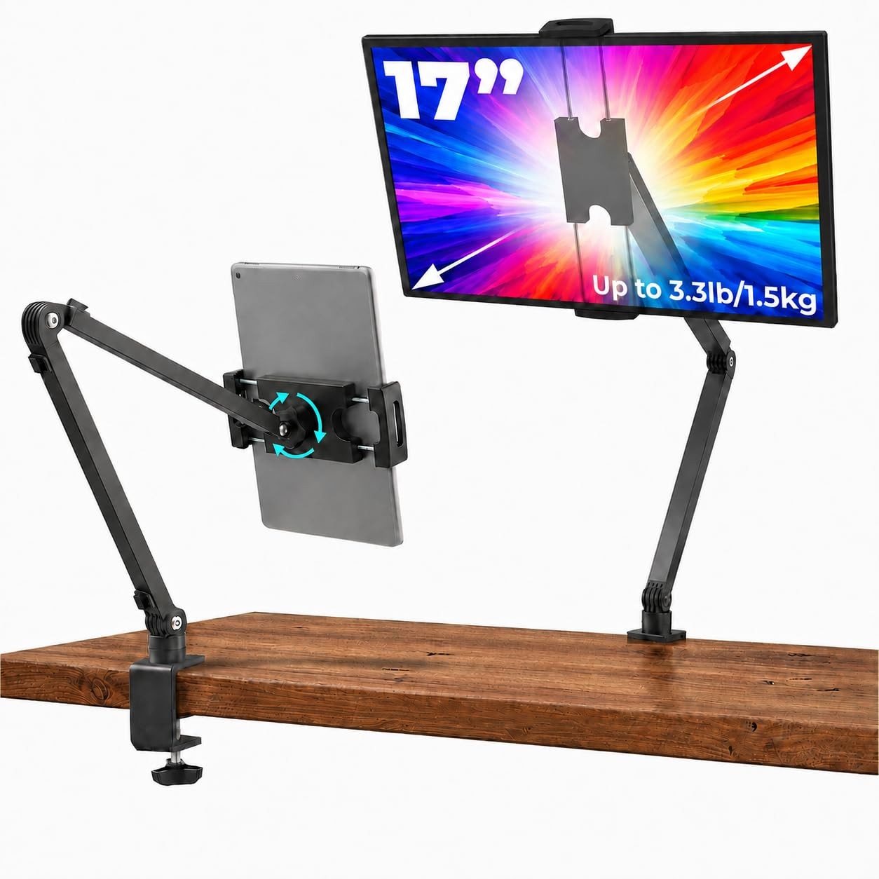 COOPER FlexArm Tablet Holder for Desk, Portable Monitor Stand, iPad Holder | ...