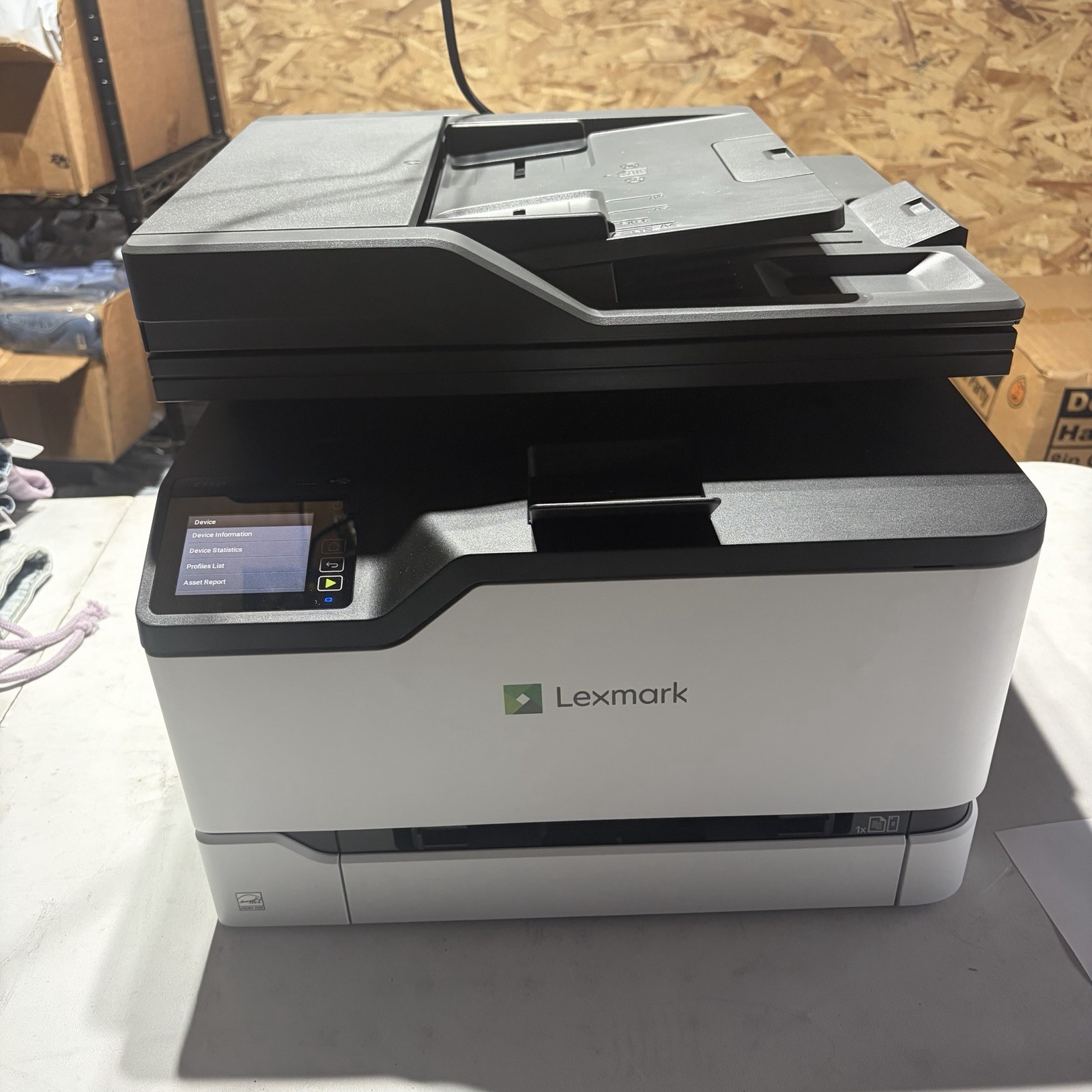 Lexmark CX331 Desktop Laser Printer Color see desc