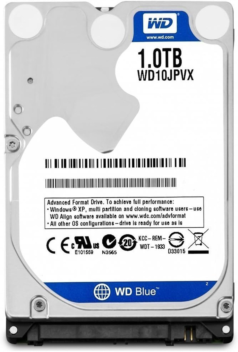 WD 2016 New Blue 1TB 2.5 Inches Laptop Notebook Internal SATA 6Gb/S Hard Drive 9