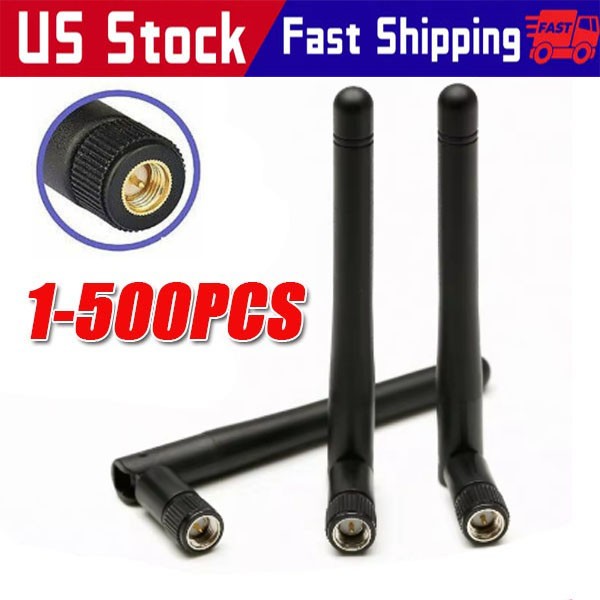 500X RP-SMA Antenna for WiFi 2.4GHz/5Ghz Wireless Router Card Male Pin wholesale
