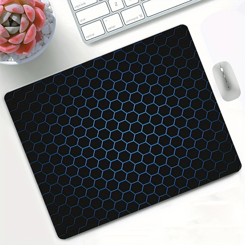 Sleek Honeycomb Mouse Pad: Hexagon Desk Decor for Gamers & Tech Enthusiasts
