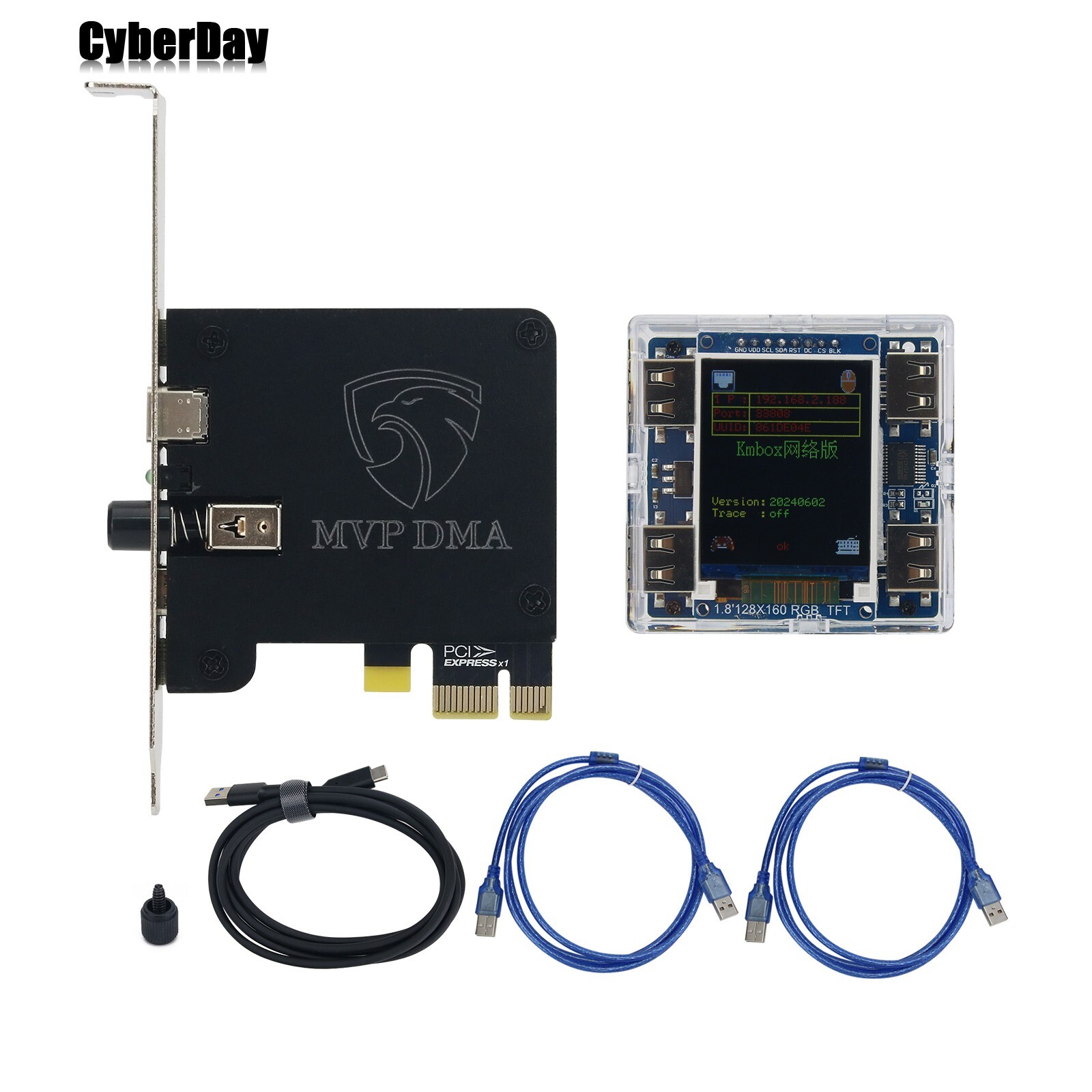 MVP DMA Board Basic General Firmware + Kmbox with Screen + Mouse Controller New