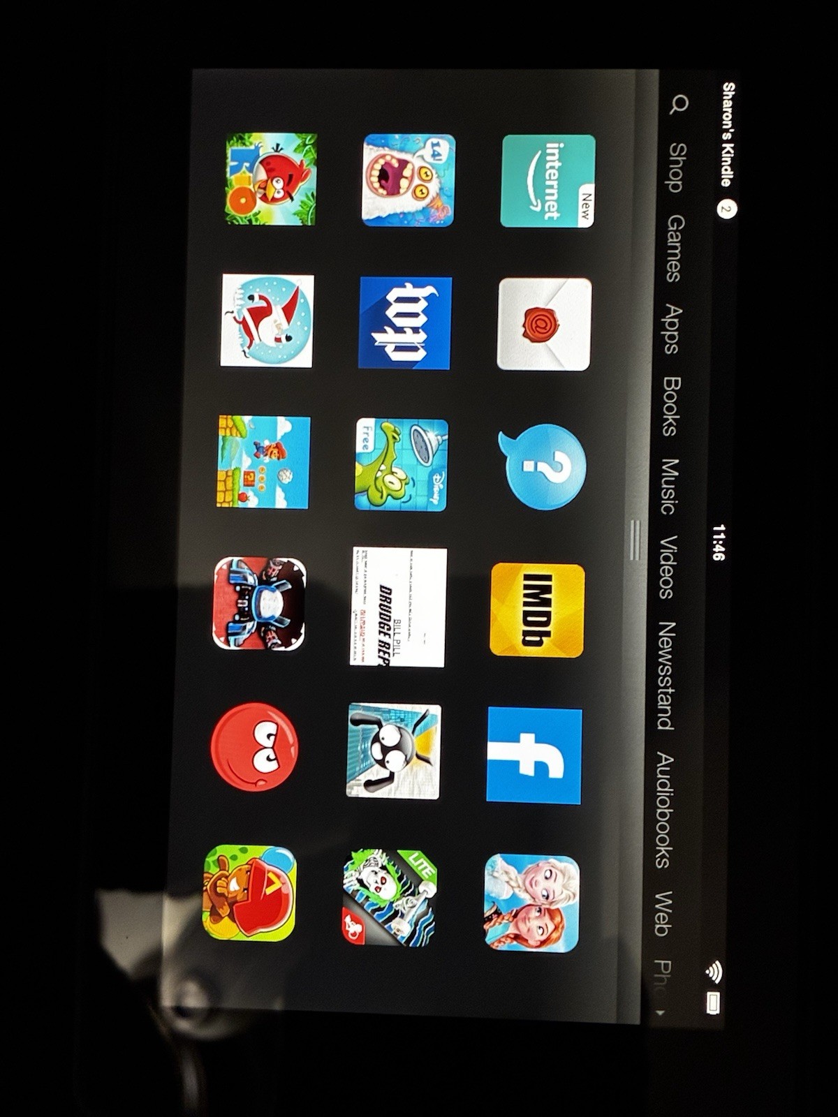 Amazon Kindle Fire 7 Tablet WiFi Black Works w/ USB Cable , Bundled.. 