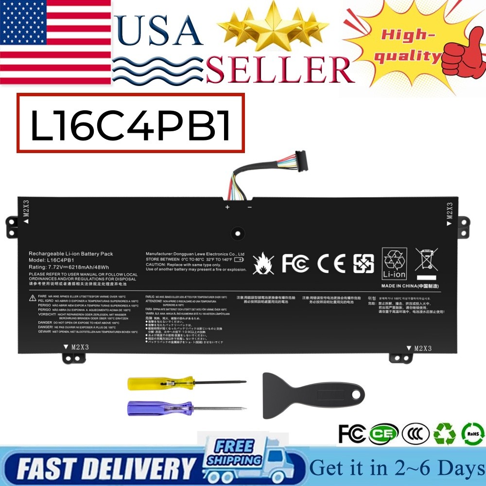 ✅New L16L4PB1 L16C4PB1 L16M4PB1 Battery For Lenovo YOGA 720-13IKB 730-13IKB