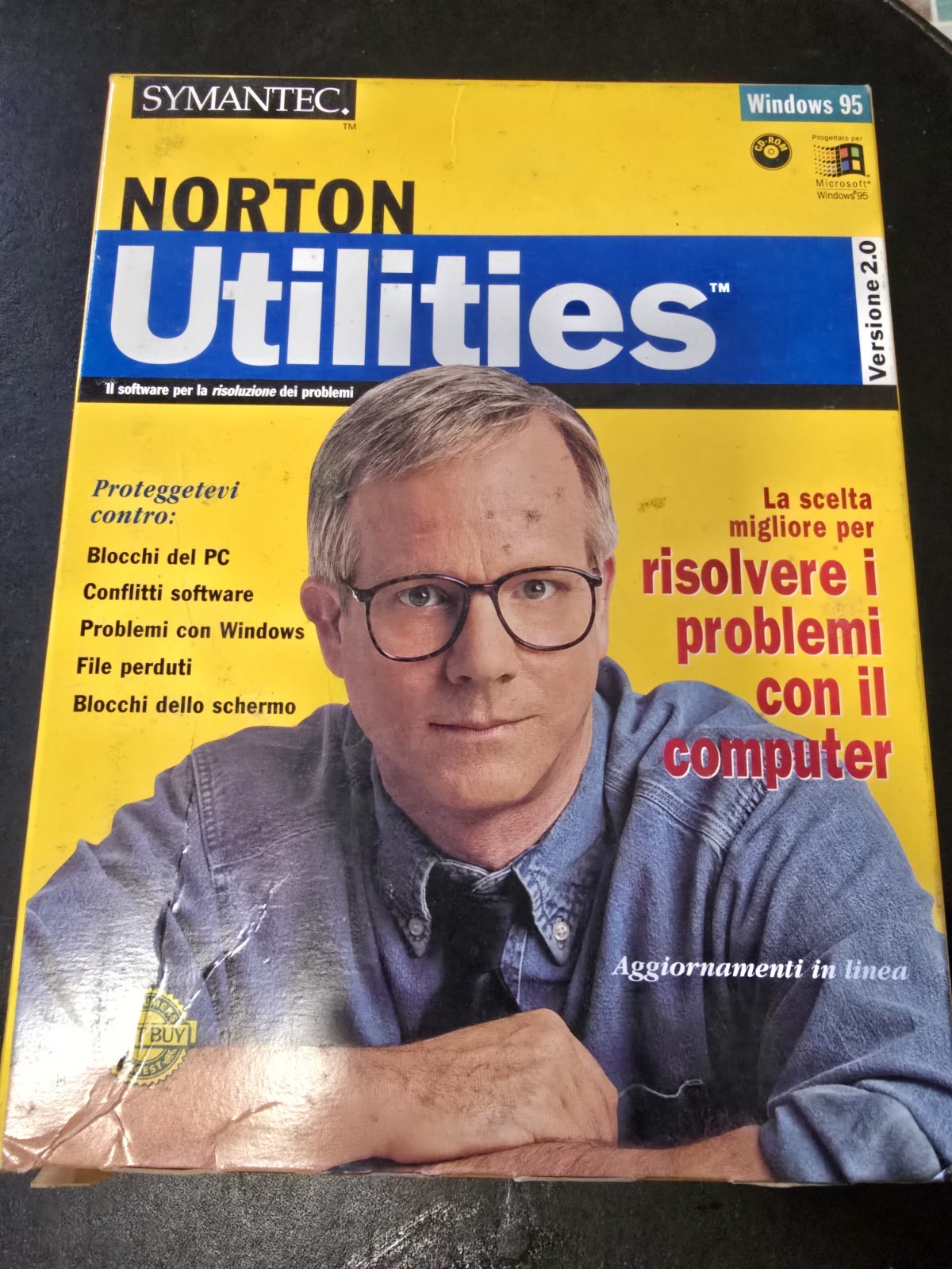 Symantic Norton Utilities Version Windows 95 Sealed Vintage Rare