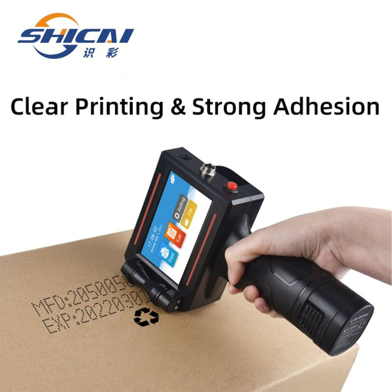 Handheld 12.7mm Inkjet Coder Exp Batch QR for Industrial Boxes