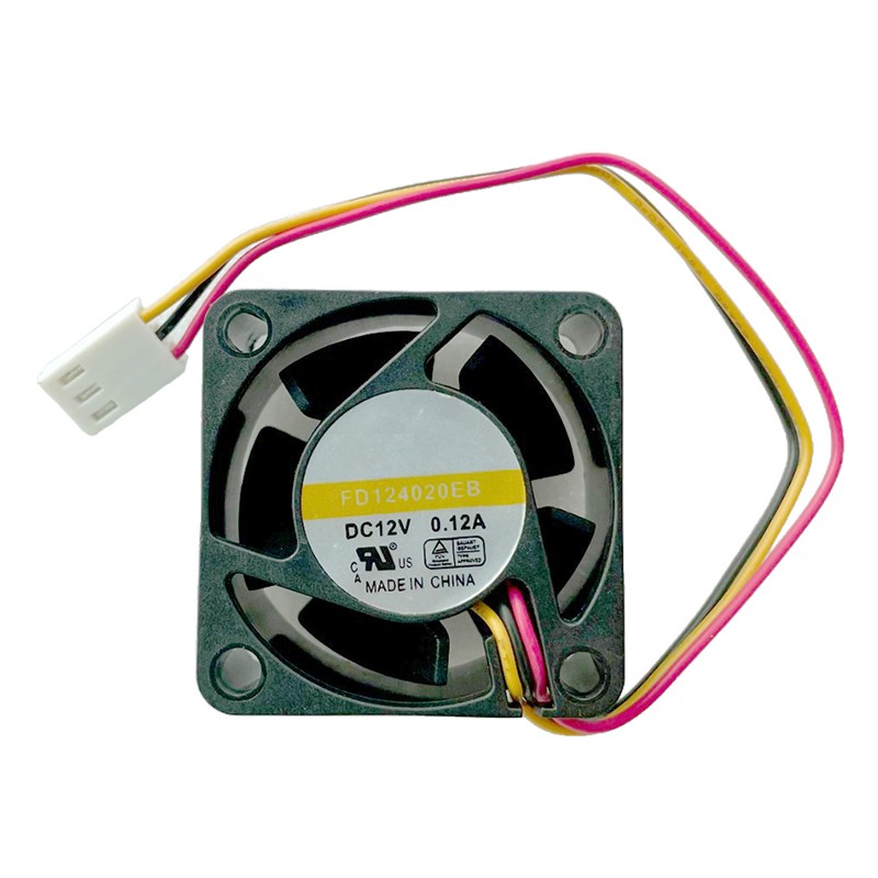 For Y.S Tech FD124020EB 40x40x20mm 12VDC 0.12A Mute Cooling Fan 3pin