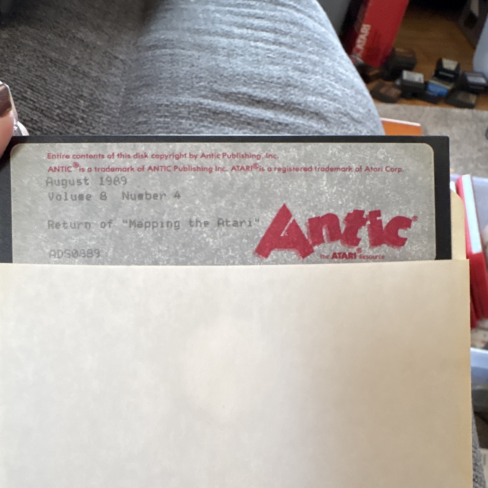Atari Antic Mapping The Atari Computer System Disc