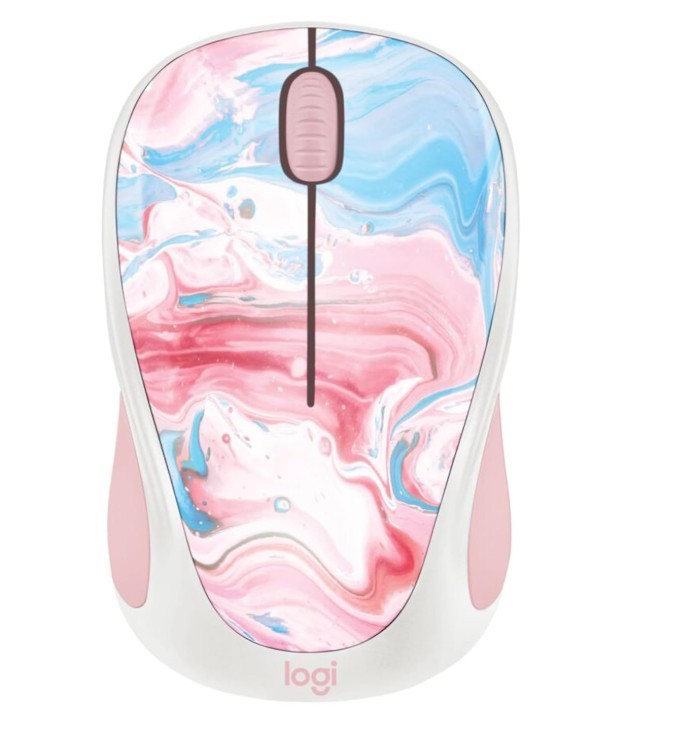 Logitech Design Collection Limited Edition Wireless Mouse  - Cotton Candy (3EA)