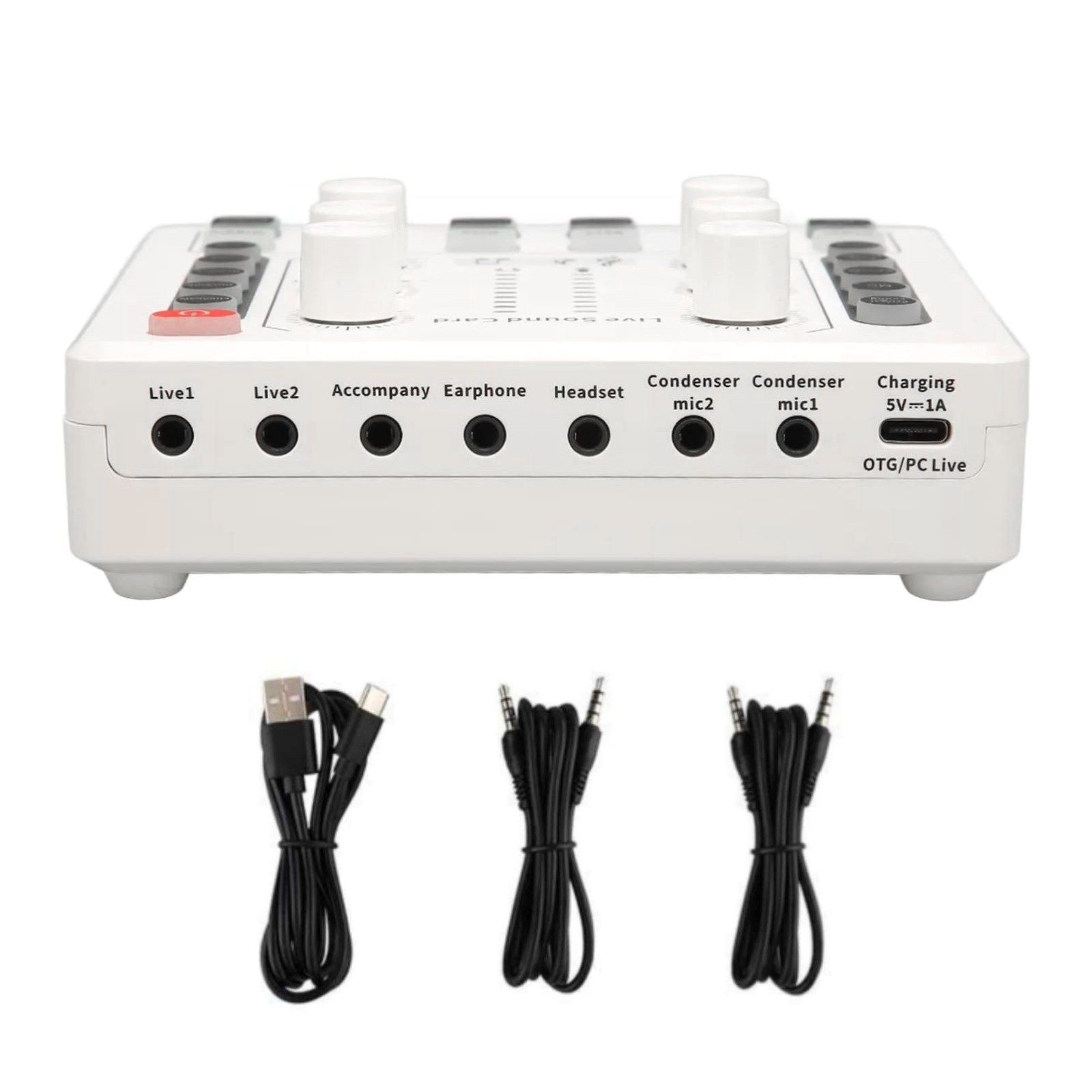 M8 Sound Card Body Professional Recording Equipment For Multiple Application