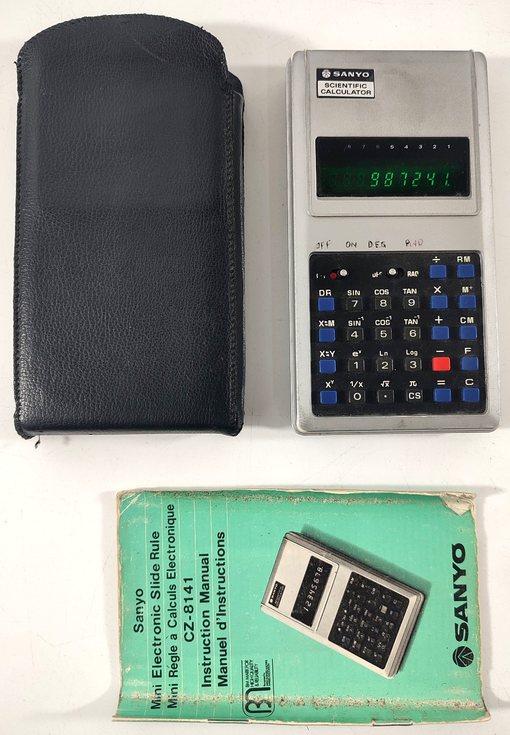 Sanyo CZ-8141 Scientific Calculator With Instructions