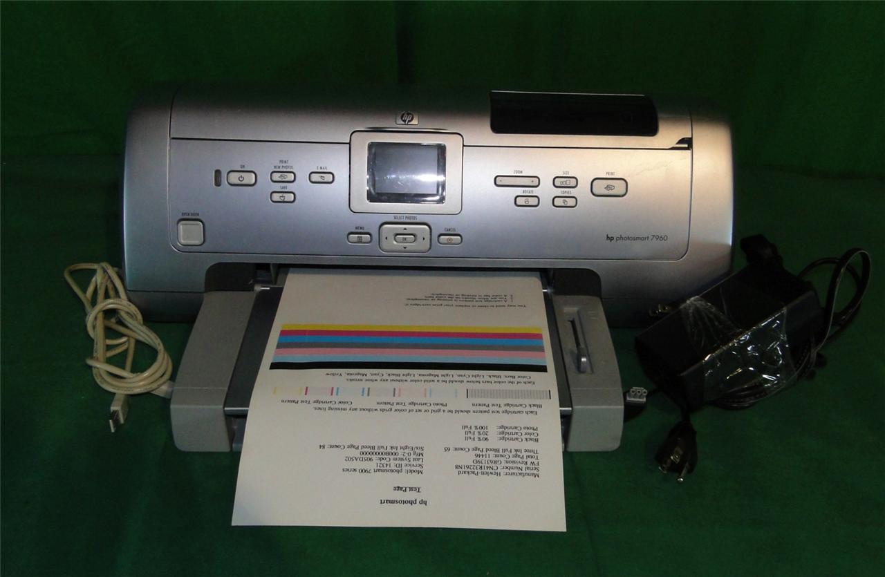 HP Photosmart 7960 Digital Photo Inkjet Printer 