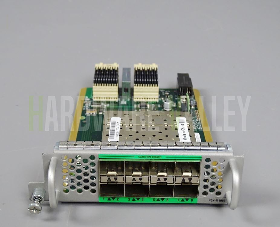CISCO N5K-M1008 N5000 1000 Series Module 8xFC 4/2/1G (req SFP) 