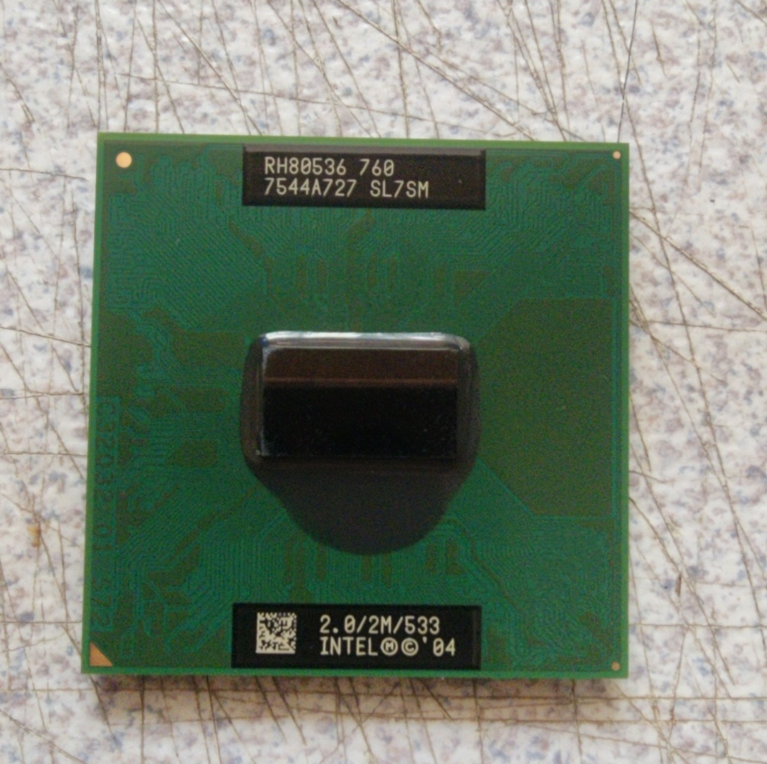 Genuine Intel Pentium M Laptop Mobile CPU Processor 2.0GHz 2M 533MHz SL7SM