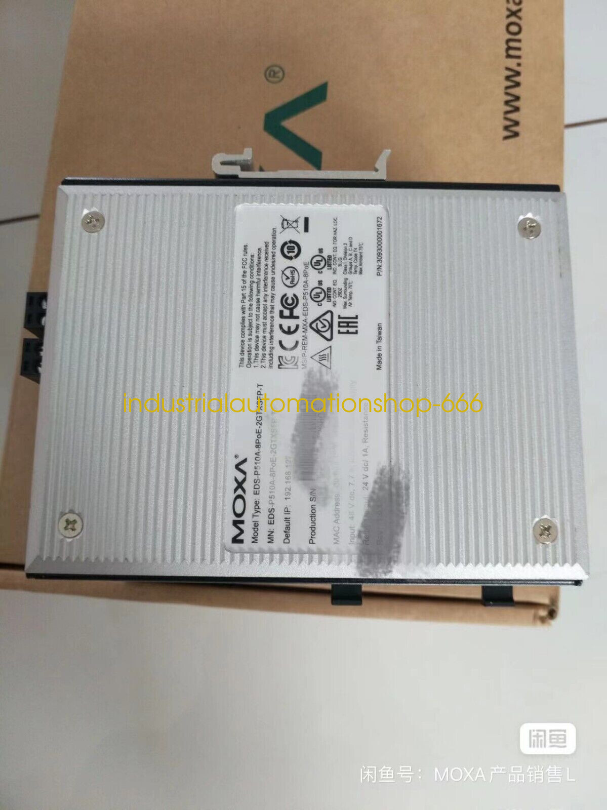 1PC NEW EDS-P510A-8PoE-2GTXSFP-T  industrial switch Via DHL or FedEX