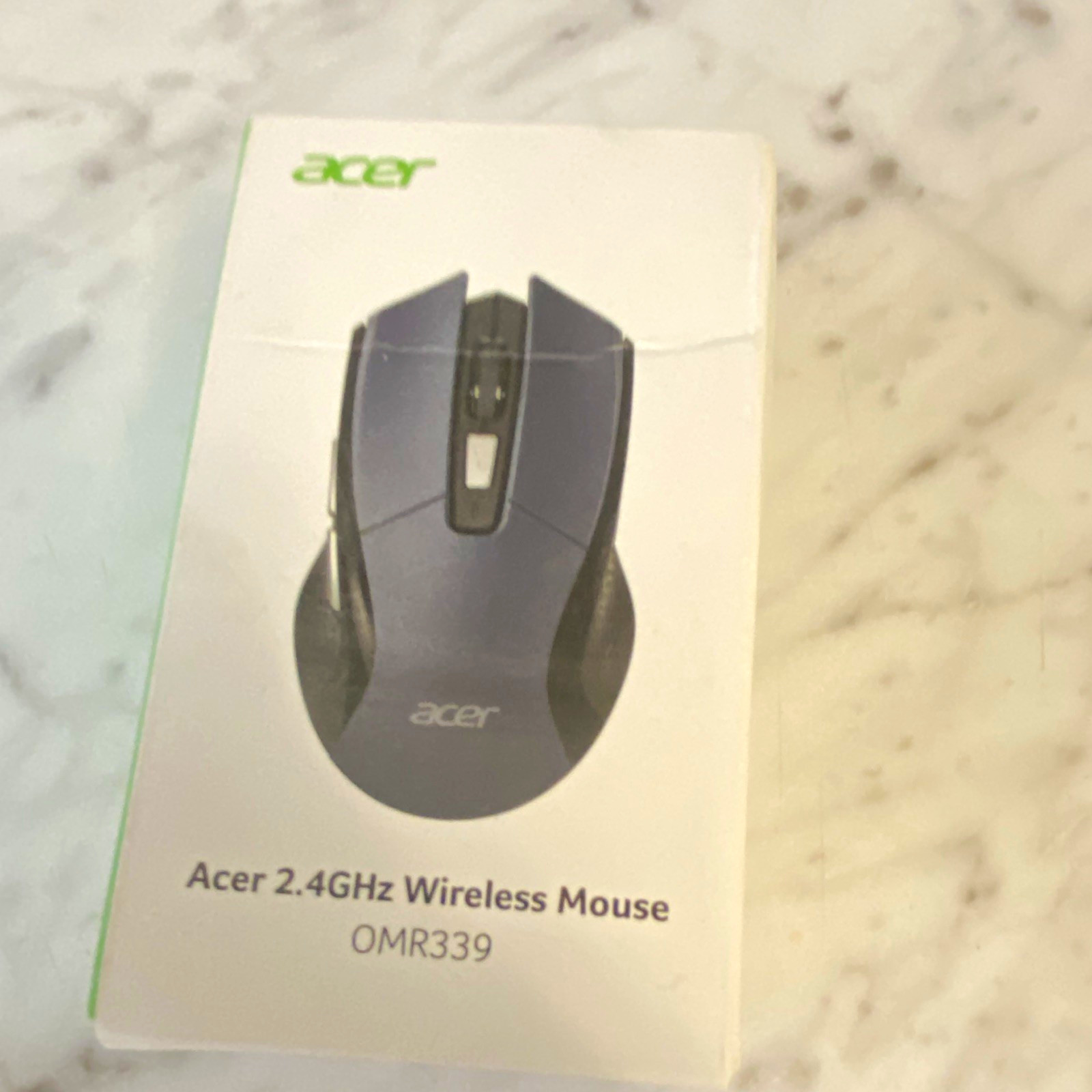 Acer OMR339 2.4GHz Wireless Optical Mouse 4000 DPI 5-Button Black