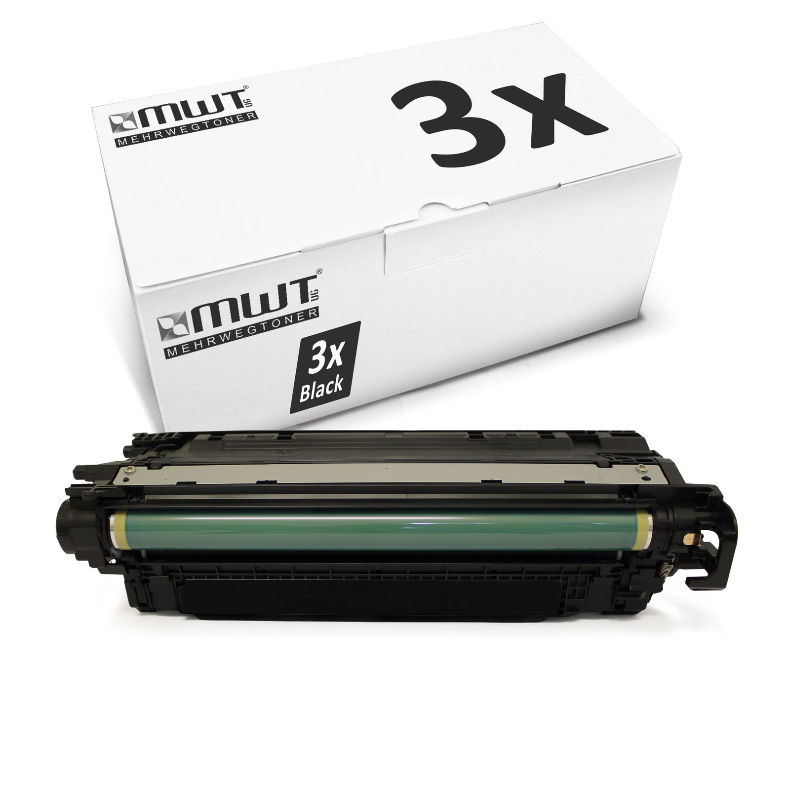 3x MWT Toner Cartridge Black XXL Compatible With HP LaserJet Enterprise