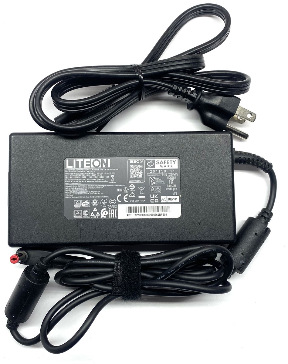 Genuine Liteon Acer Laptop Charger Power AC Adapter PA-1181-16 19.5V 9.23A 180W