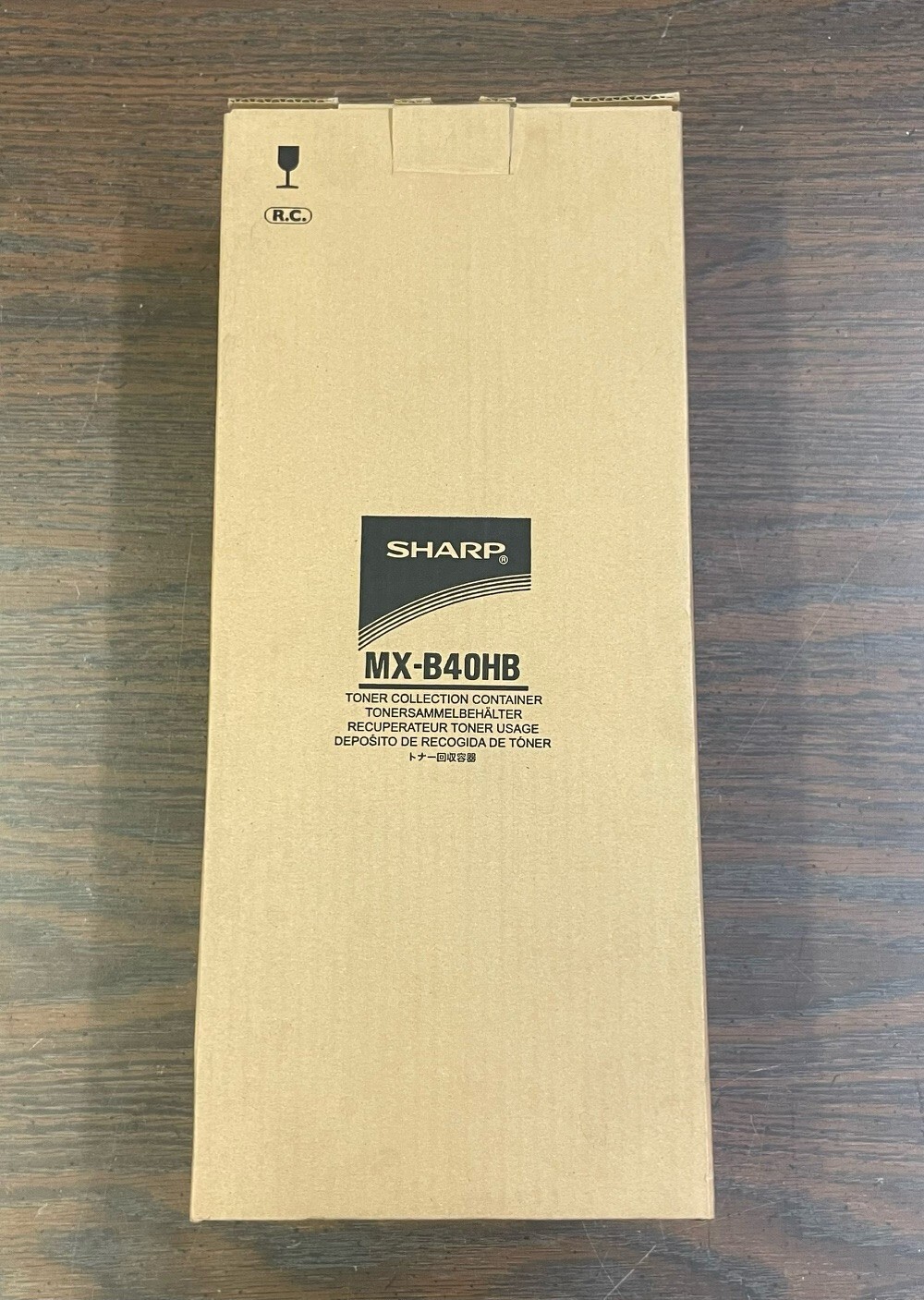 Sharp MX-B40HB Genuine Toner Collection Container Box of 2