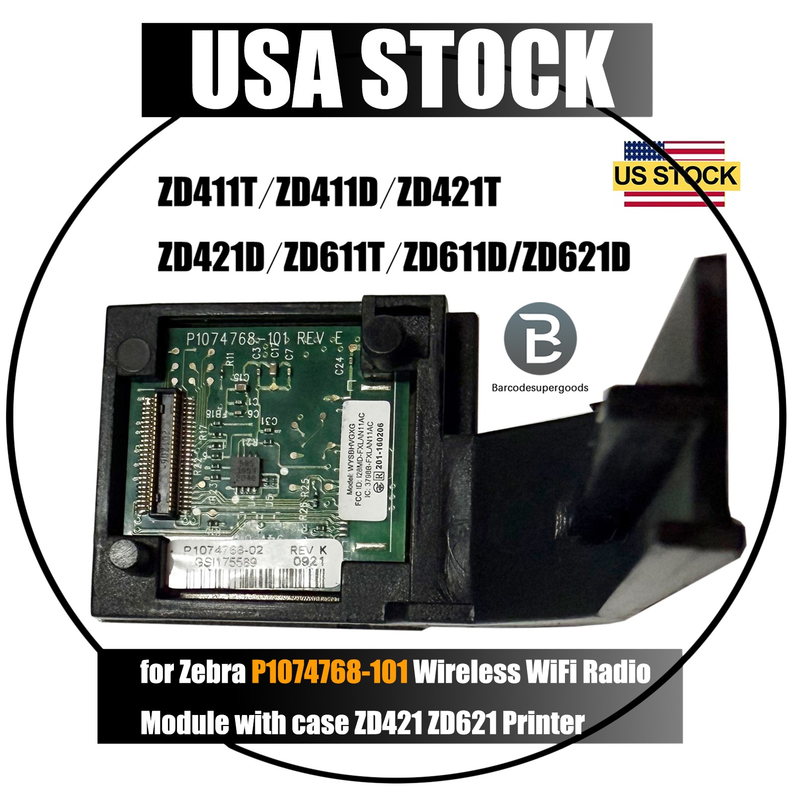 P1112640-017A WiFi 802.11ac Wireless Module For Zebra ZD411T/D ZD421T/D ZD611T/D