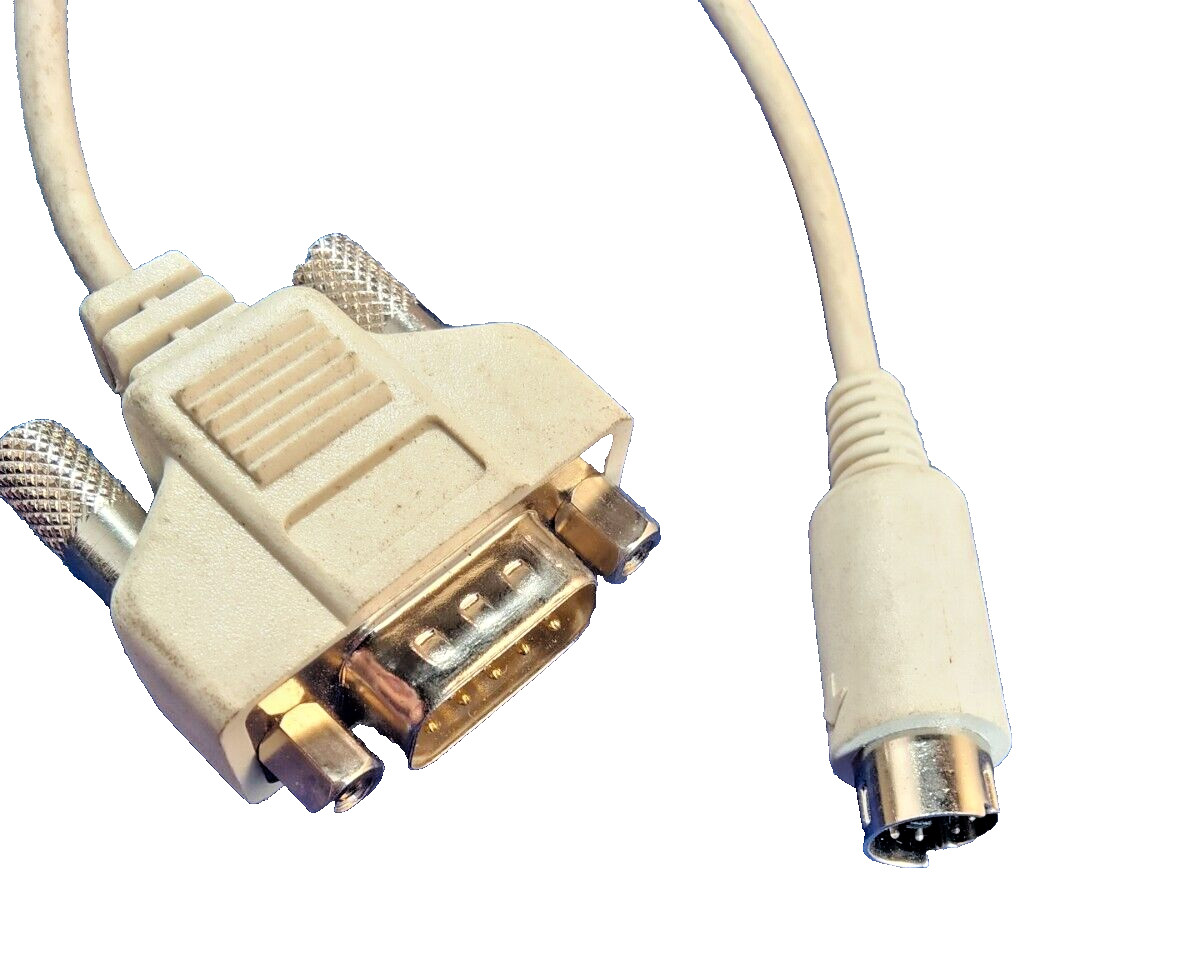 10x PS2-M to DB9-M Serial Port Adapter Converter or Cable 5 Inch
