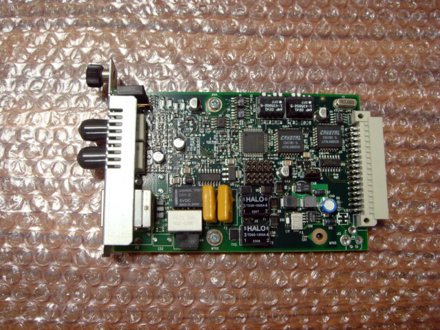 T1/E1 TWISTED-PAIR COPPER TO FIBER SLIDE-IN MODULE MEDIA CONVERTER CSDTF1011-105