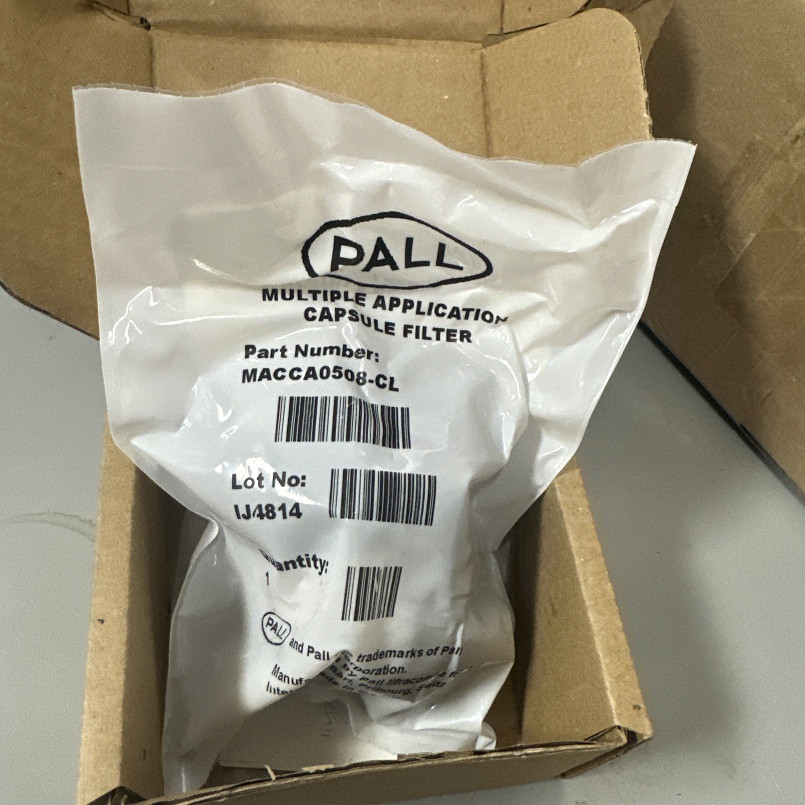 NEW PALL MACCA0503-CL INK FILTER