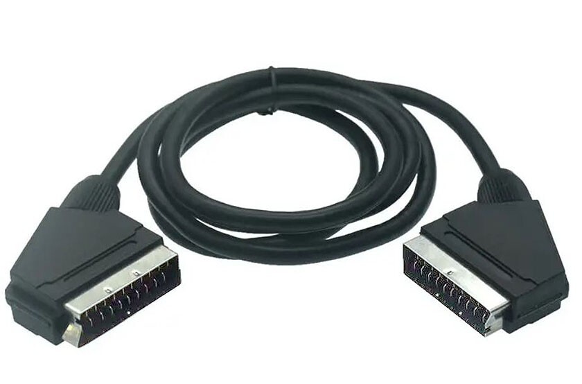 Scart RGB AV Cable Male To Male 4 Feet Long