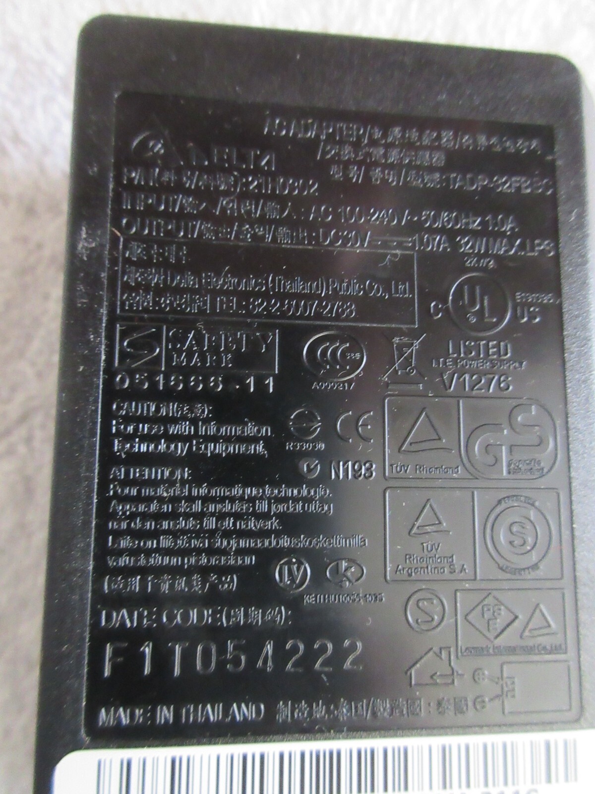 Delta - AC Adapter TADP-32FBBC
