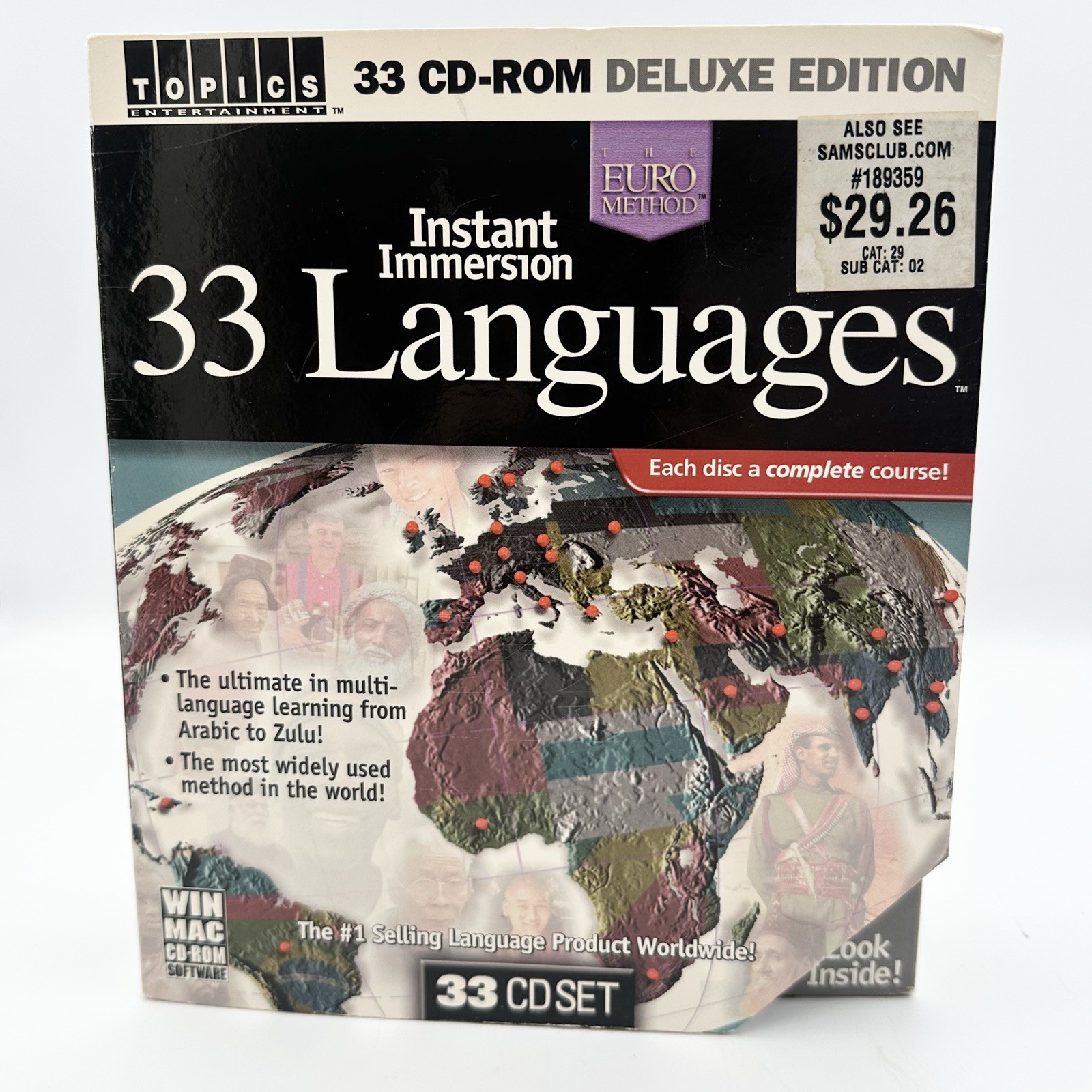 Topics Entertainment | 33 Languages Instant Immersion Euro Method | 33 CD-ROM