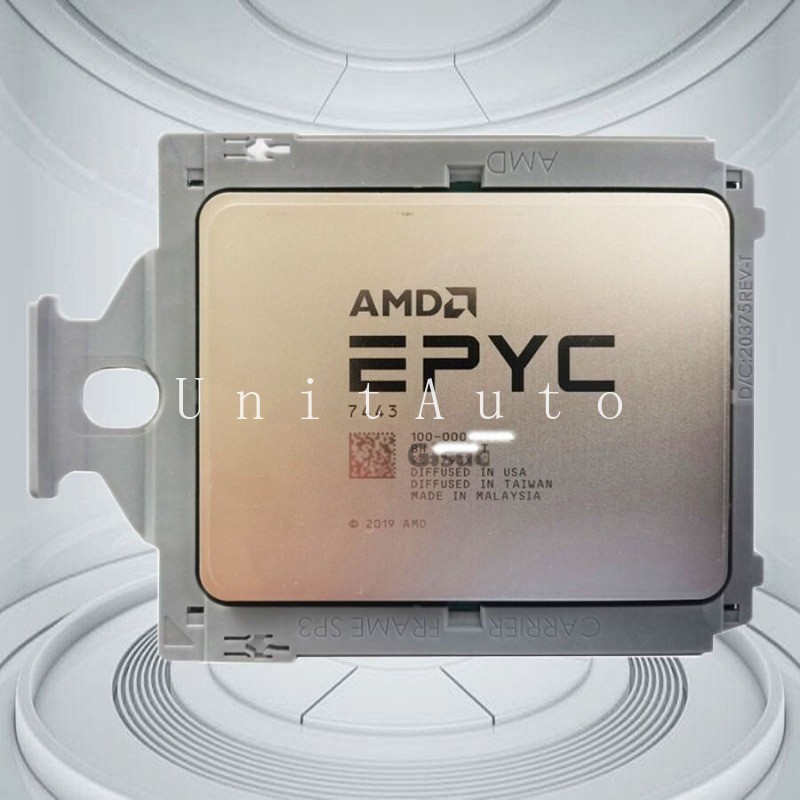 1PCS Used AMD Milan EPYC 7443 2.85G 24 Core 48 Thread 128MB 200W Processor