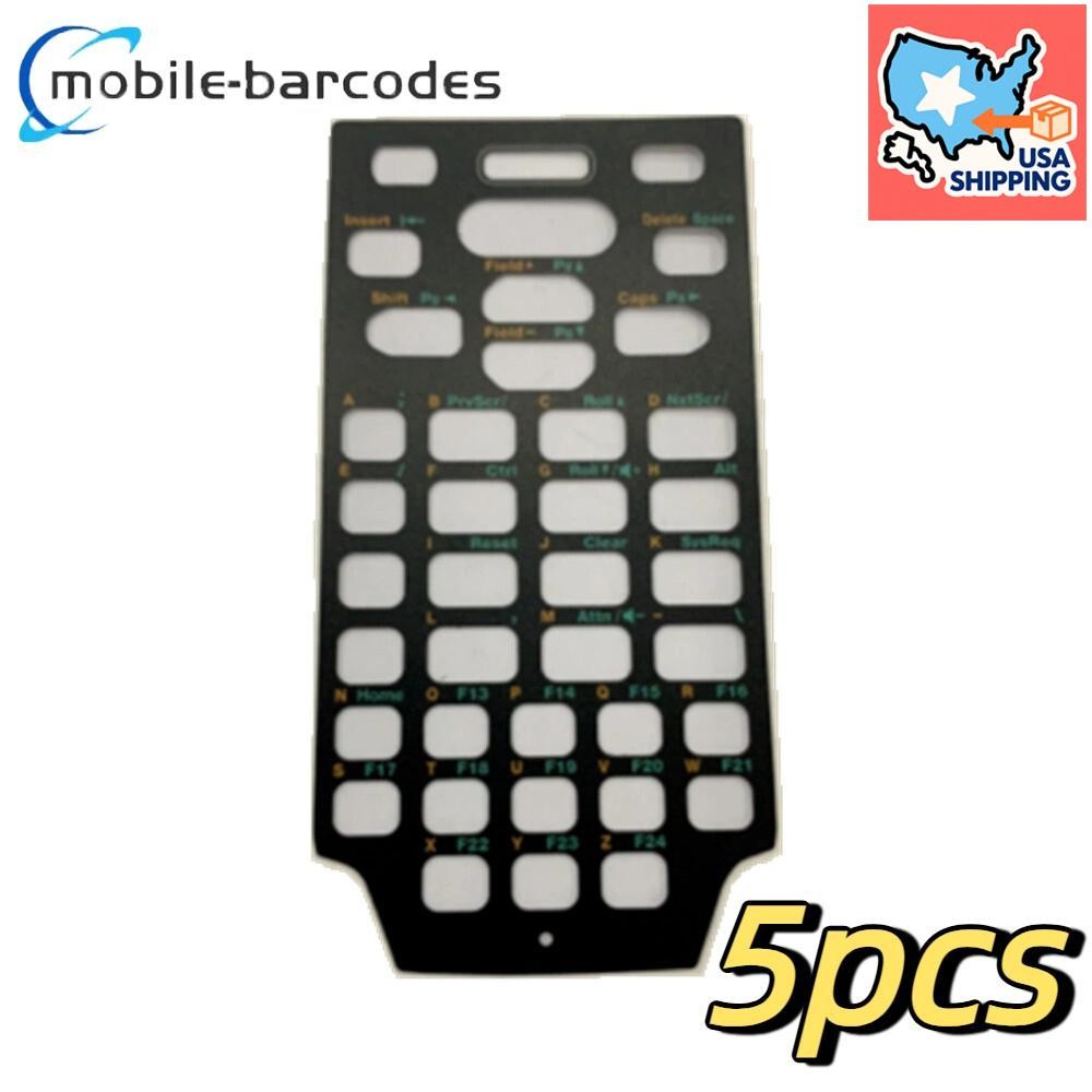 5pcs 38-Key Keypad Overlay Replacement for Honeywell Dolphin CK65 Computer