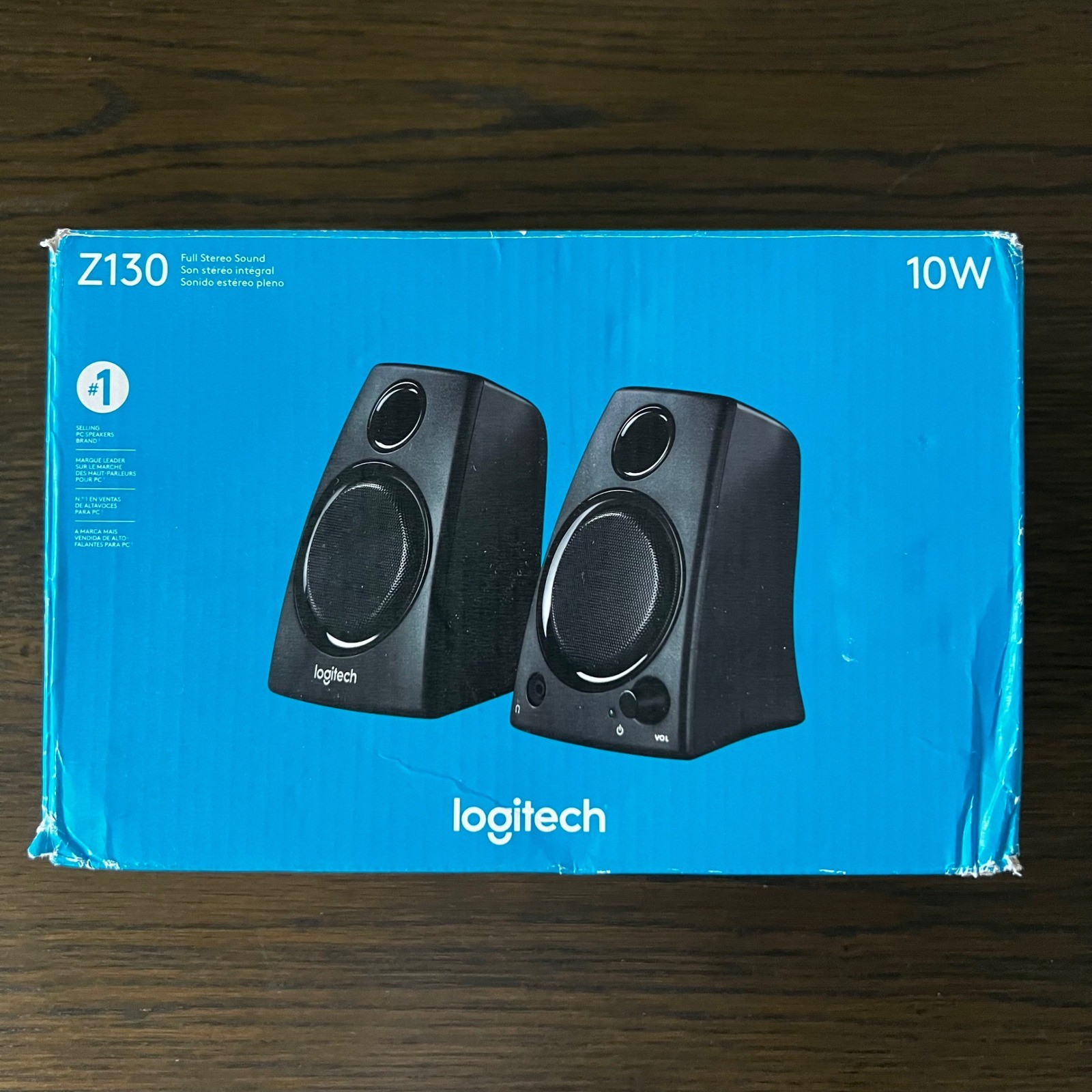 Logitech Z130 Compact Computer Speakers 10W Peak Power Black 980-000417 Open Box