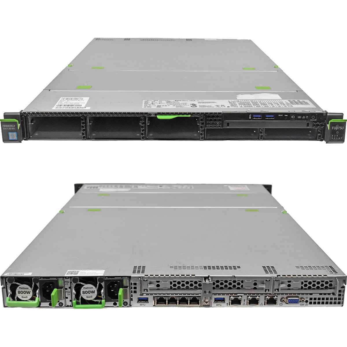 Fujitsu A3C40197123 Primergy RX2530 M4 Server No CPU No RAM 2xHS 4x SFF 2.5